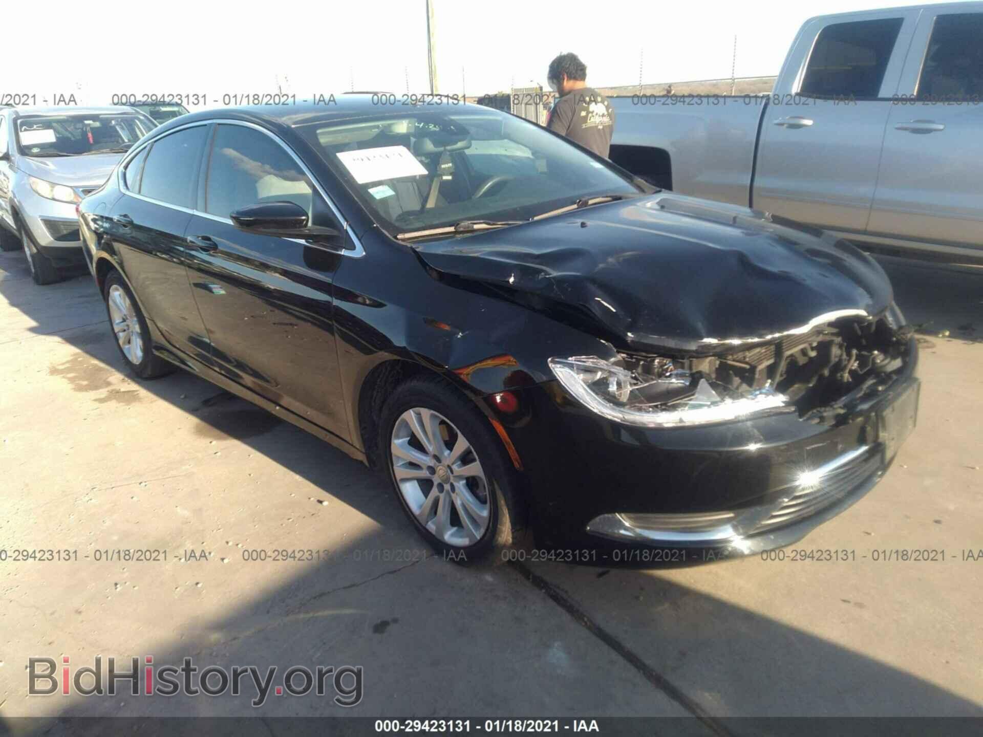 Фотография 1C3CCCAB4FN694908 - CHRYSLER 200 2015