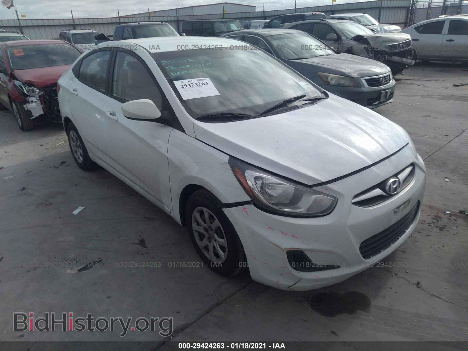 Фотография KMHCT4AE5DU496963 - HYUNDAI ACCENT 2013