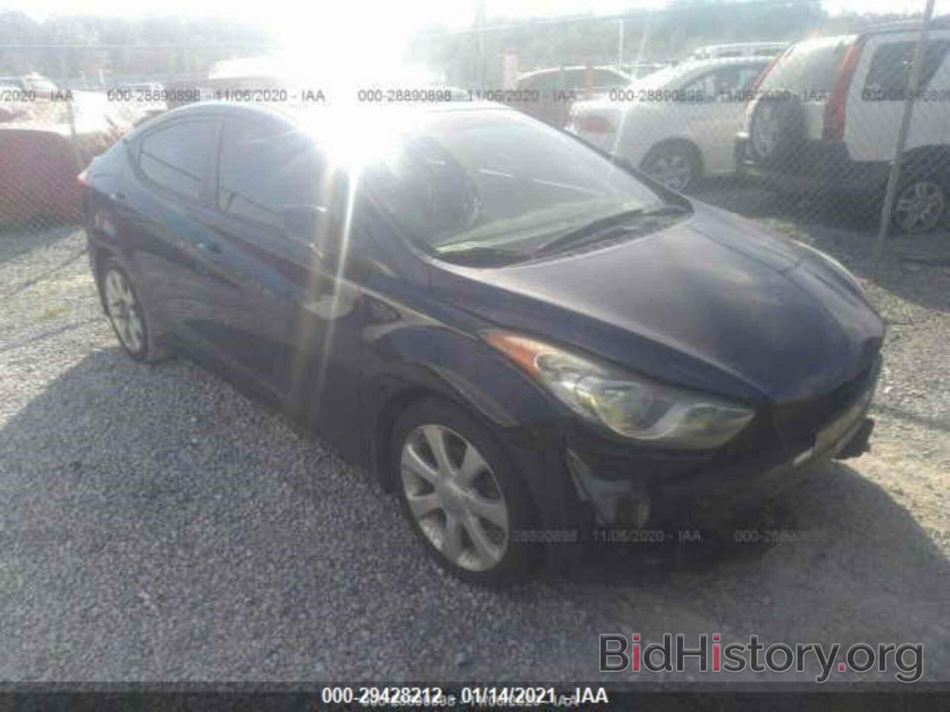 Photo 5NPDH4AE4DH318045 - HYUNDAI ELANTRA 2013