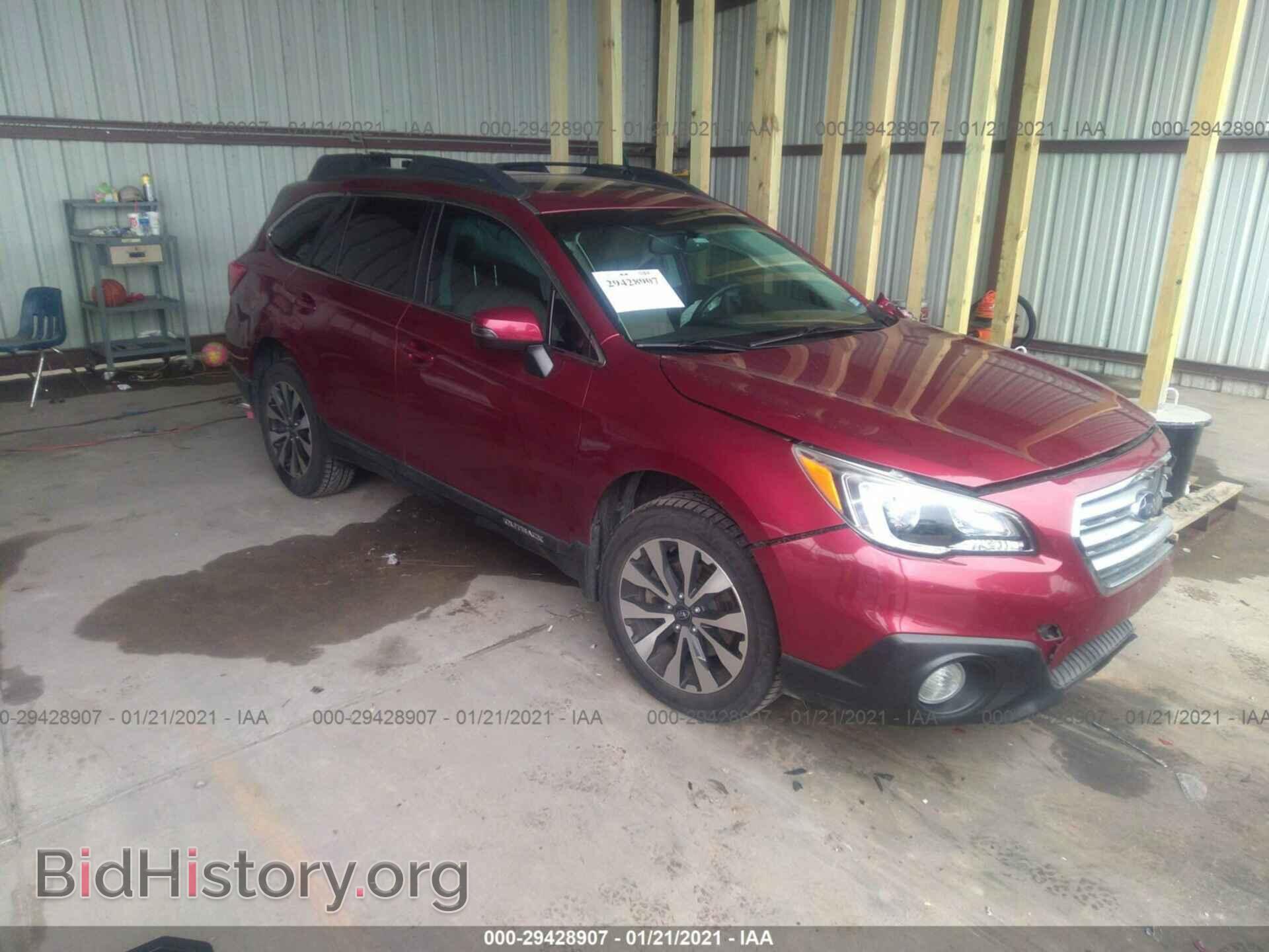 Фотография 4S4BSBLC5G3204687 - SUBARU OUTBACK 2016
