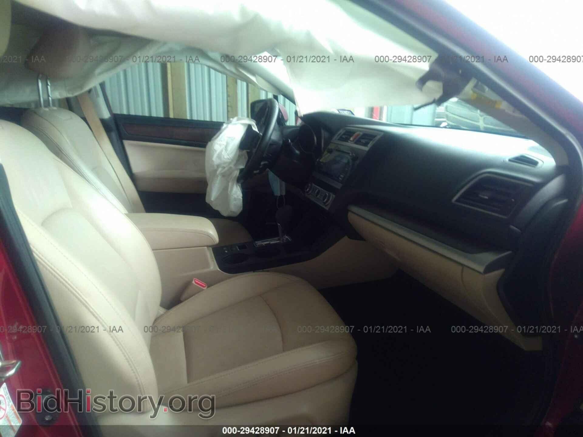 2016 SUBARU OUTBACK - VIN: 4S4BSBLC5G3204687 - Фото 5