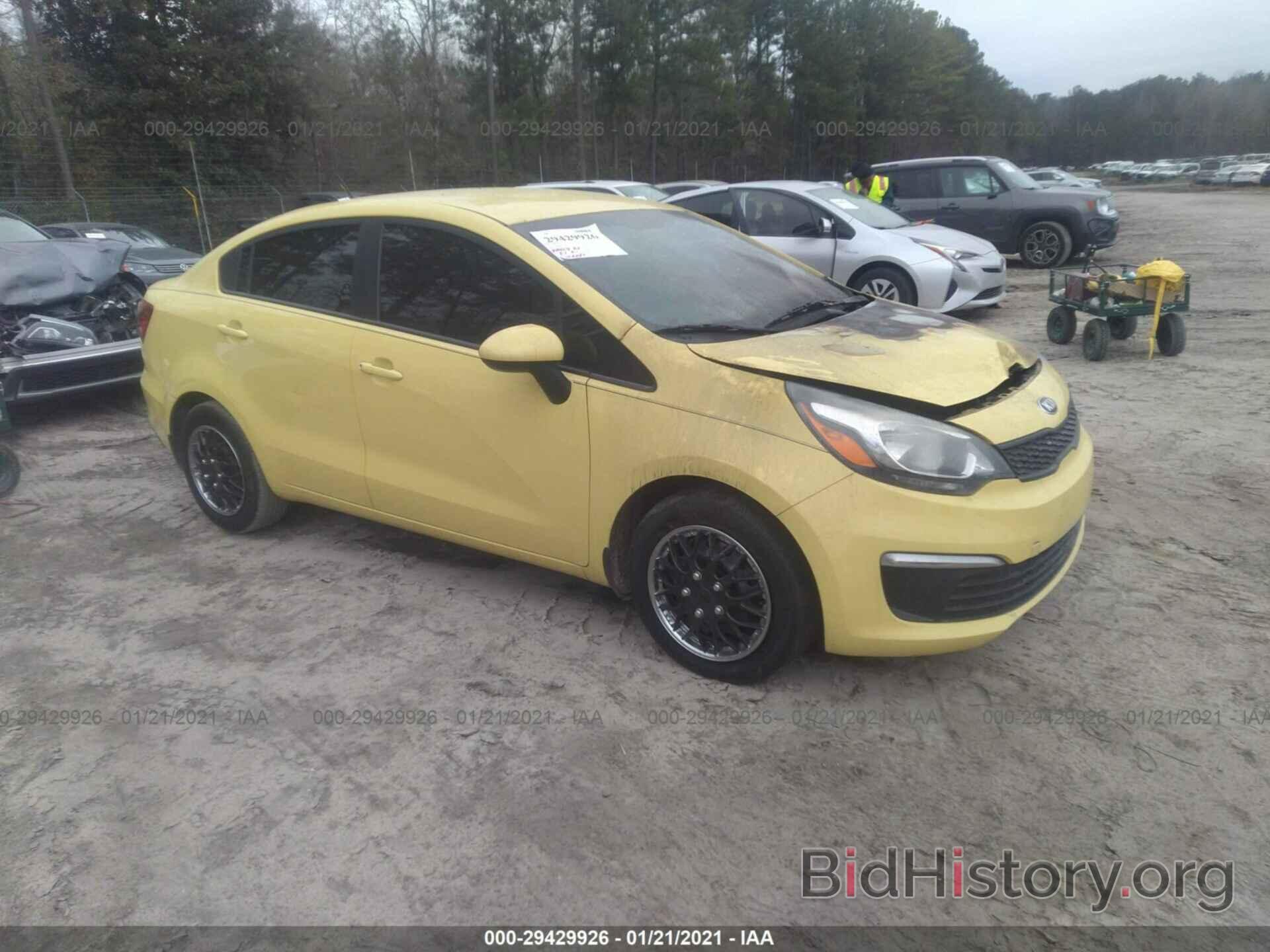 Photo KNADM4A37G6681929 - KIA RIO 2016