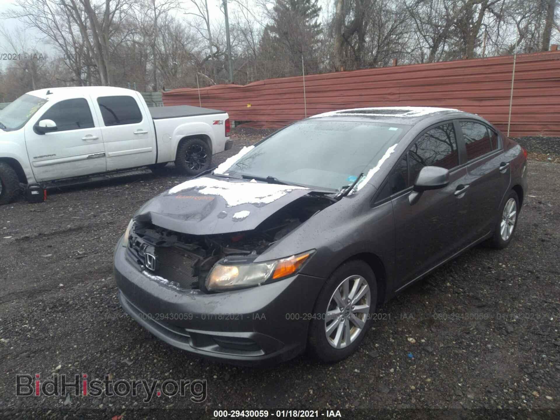 2012 HONDA CIVIC SDN - VIN: 19XFB2F86CE050894 - Фото 2