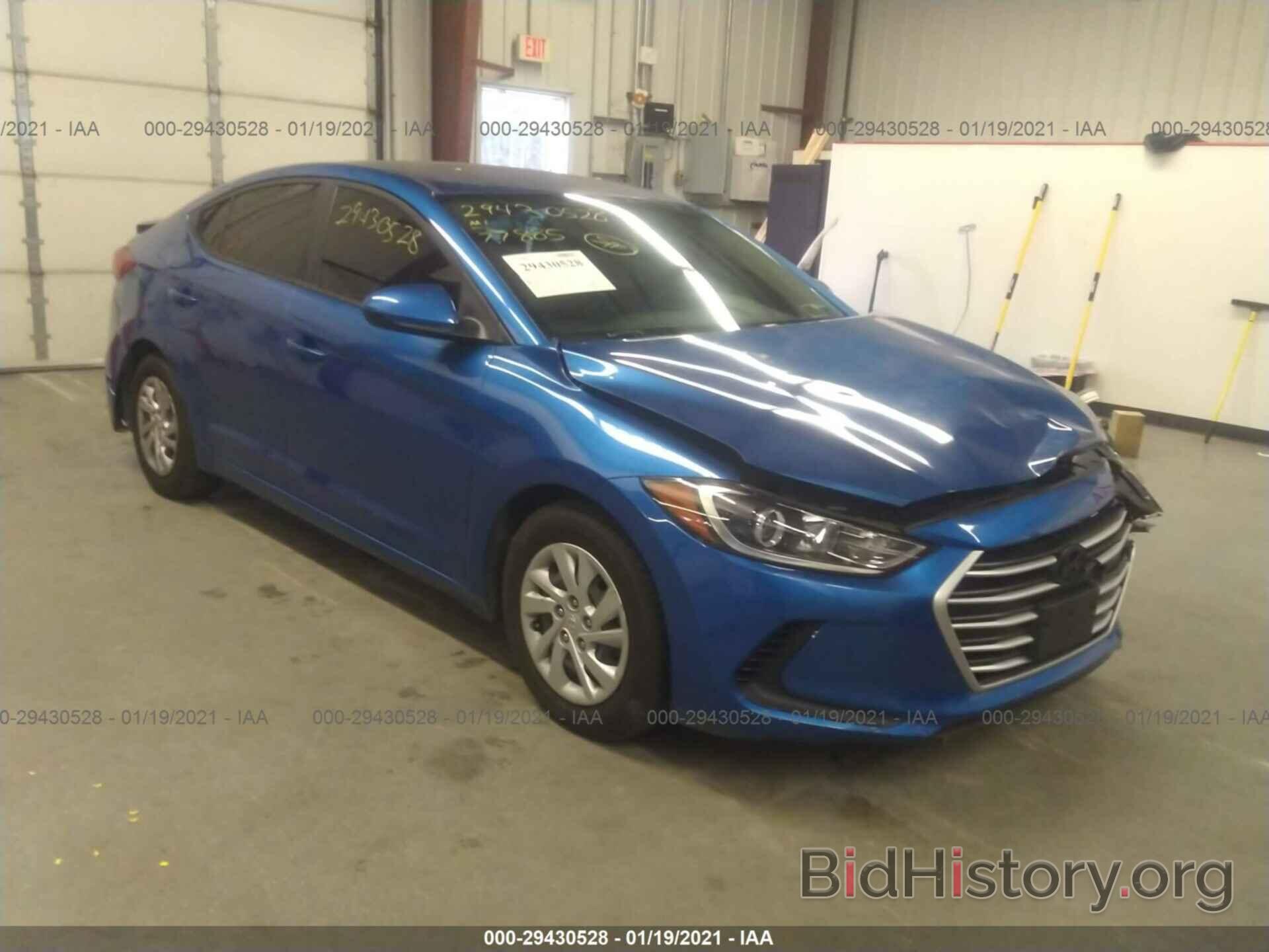 Photo 5NPD74LF6HH209410 - HYUNDAI ELANTRA 2017