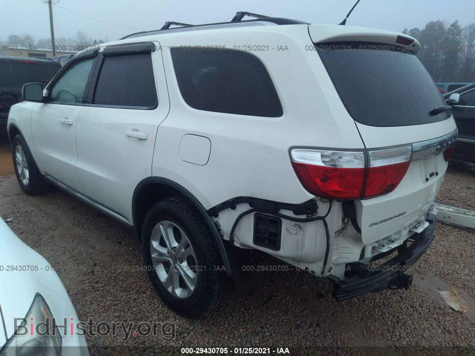 2012 DODGE DURANGO - VIN: 1C4RDHDGXCC284872 - Фото 3