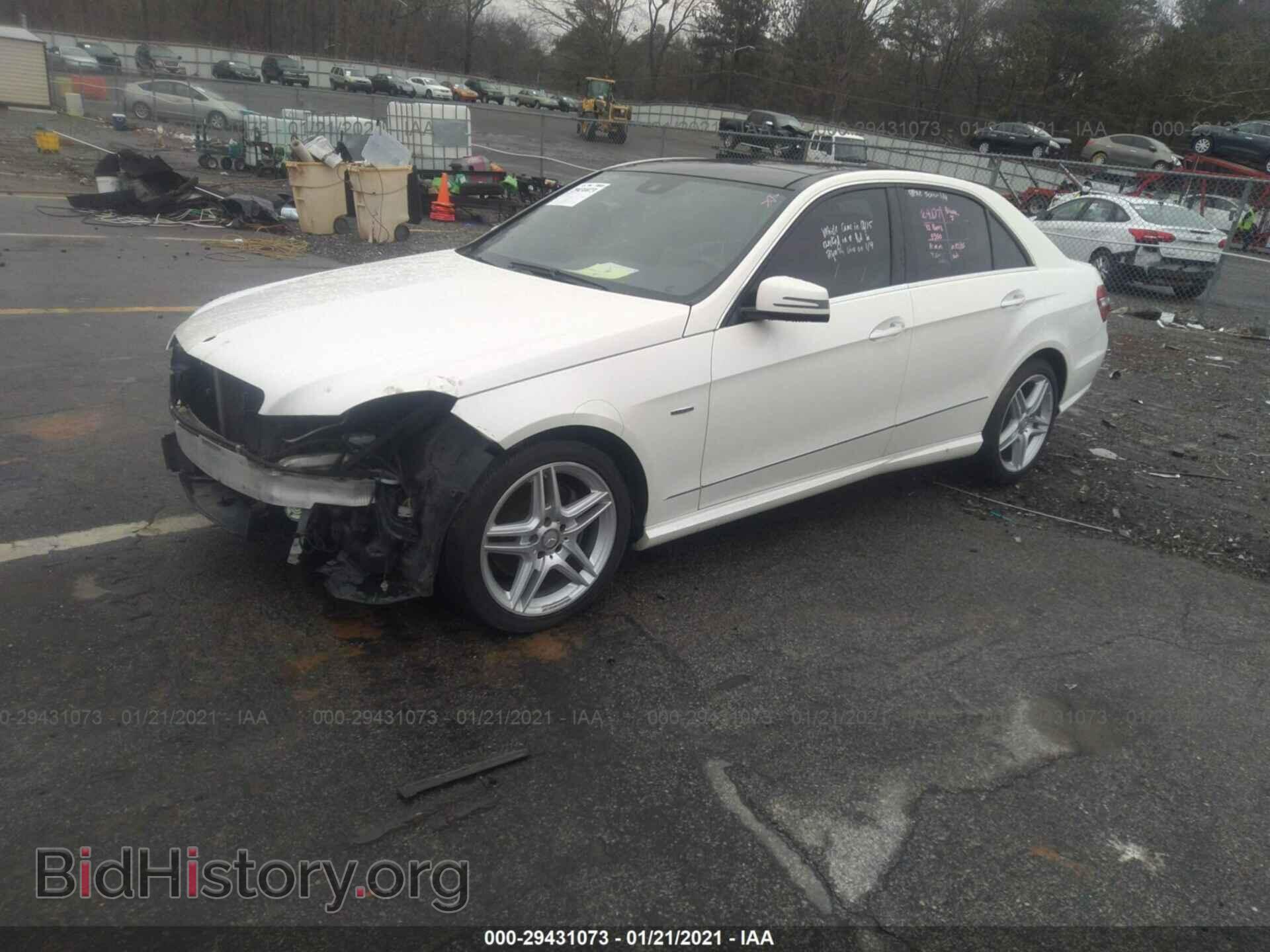 2012 MERCEDES-BENZ E-CLASS - VIN: WDDHF8JB2CA622362 - Фото 2