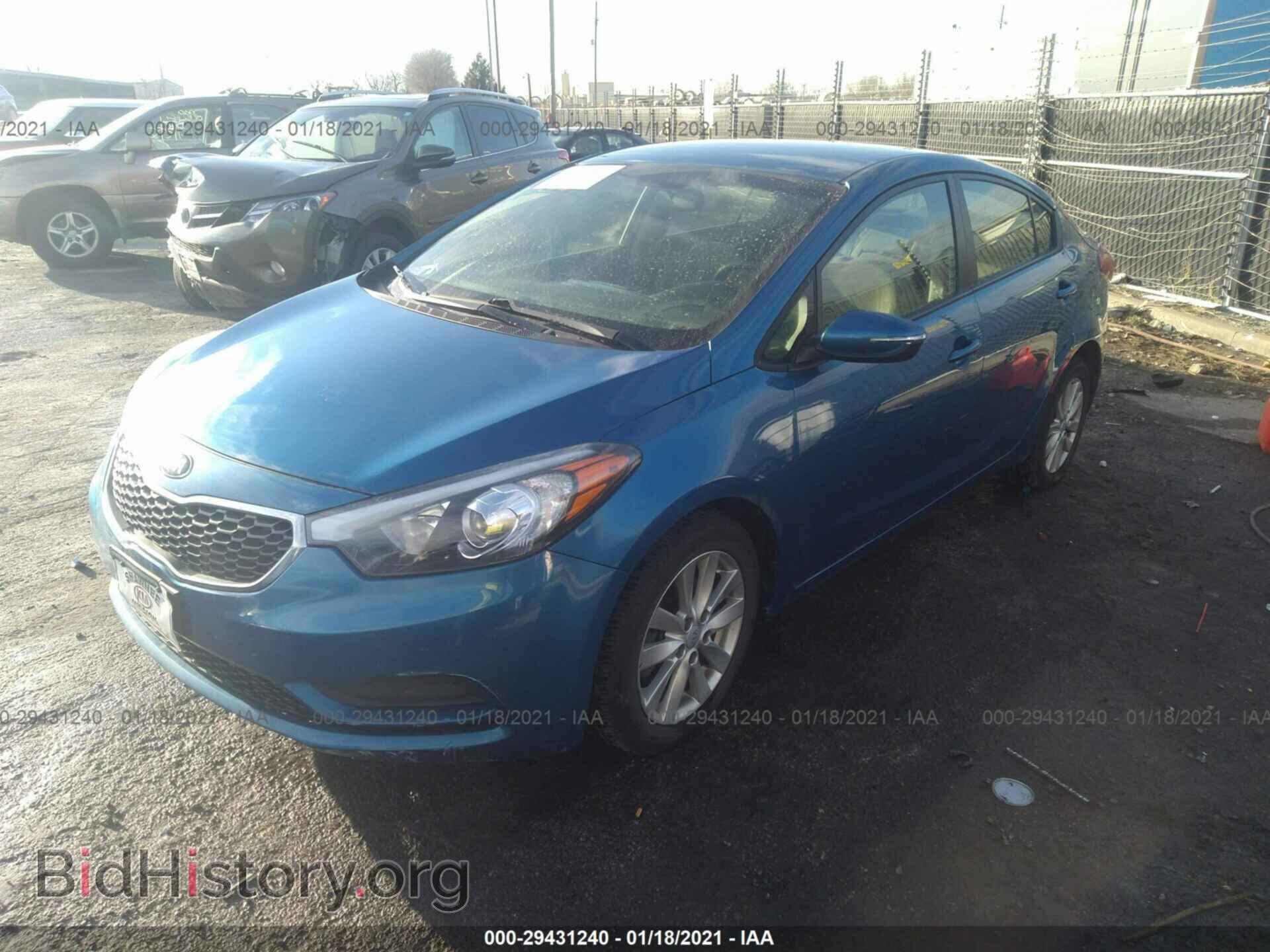 2014 KIA FORTE - VIN: KNAFX4A60E5180961 - Фото 2