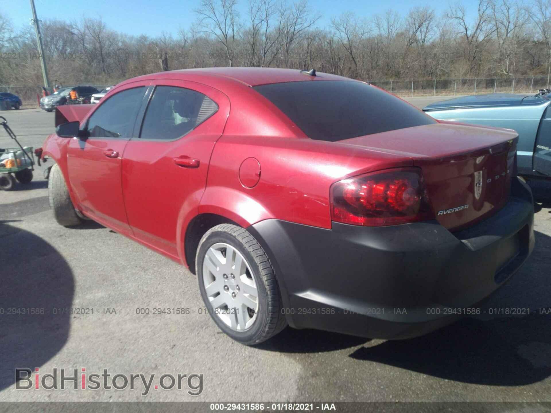 2014 DODGE AVENGER - VIN: 1C3CDZAB5EN119070 - Фото 3