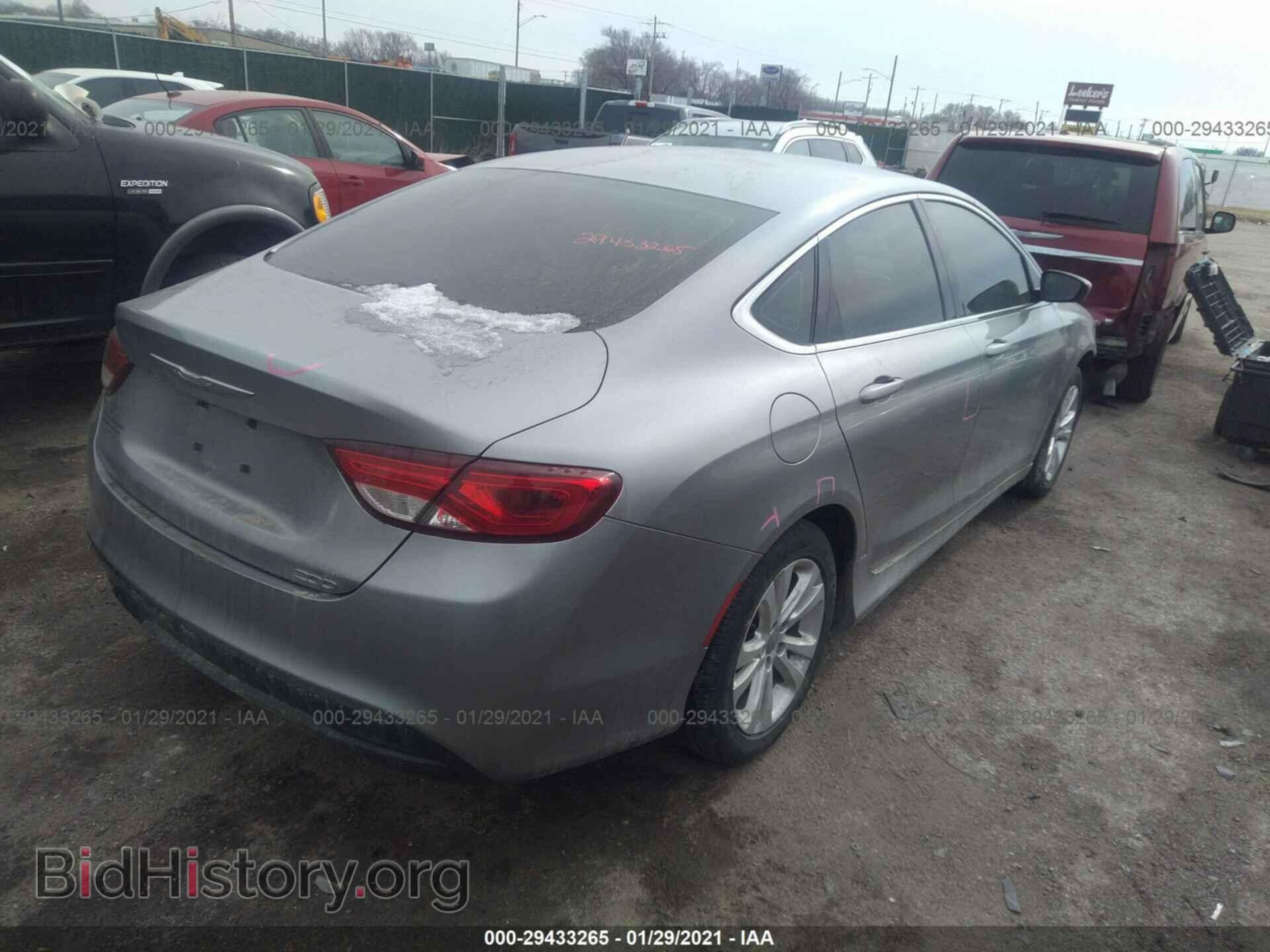 2016 CHRYSLER 200 - VIN: 1C3CCCFB5GN194377 - Фото 4
