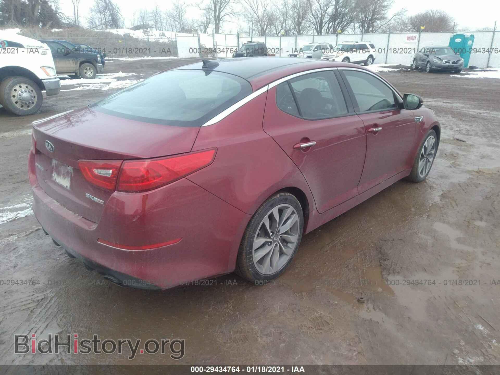 2015 KIA OPTIMA - VIN: 5XXGR4A64FG376030 - Фото 4