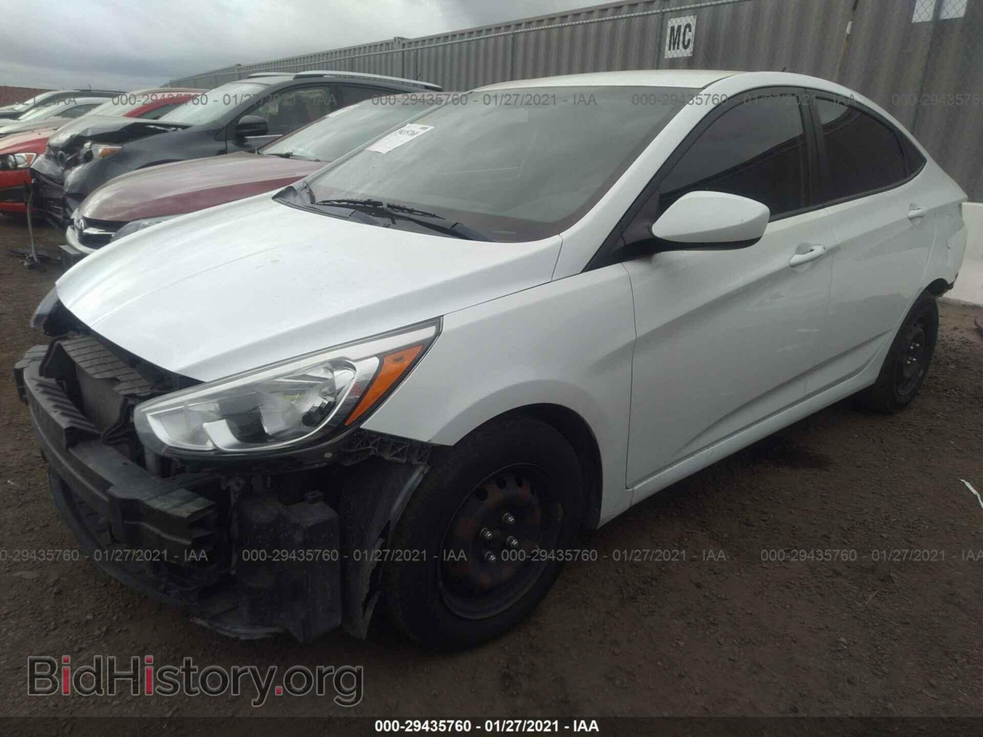 2016 HYUNDAI ACCENT - VIN: KMHCT4AE9GU951155 - Фото 2