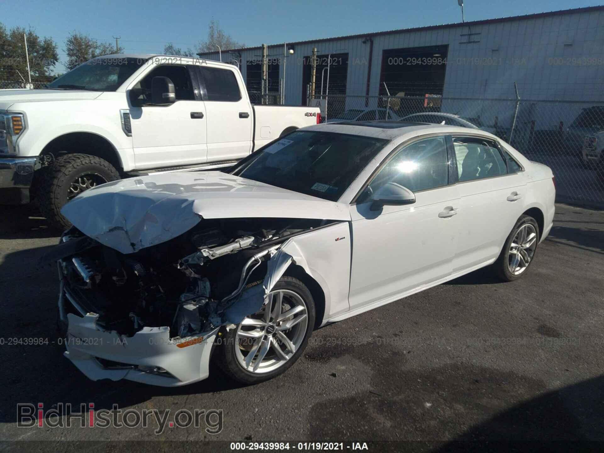 2017 AUDI A4 - VIN: WAUDNAF41HN049593 - Фото 2