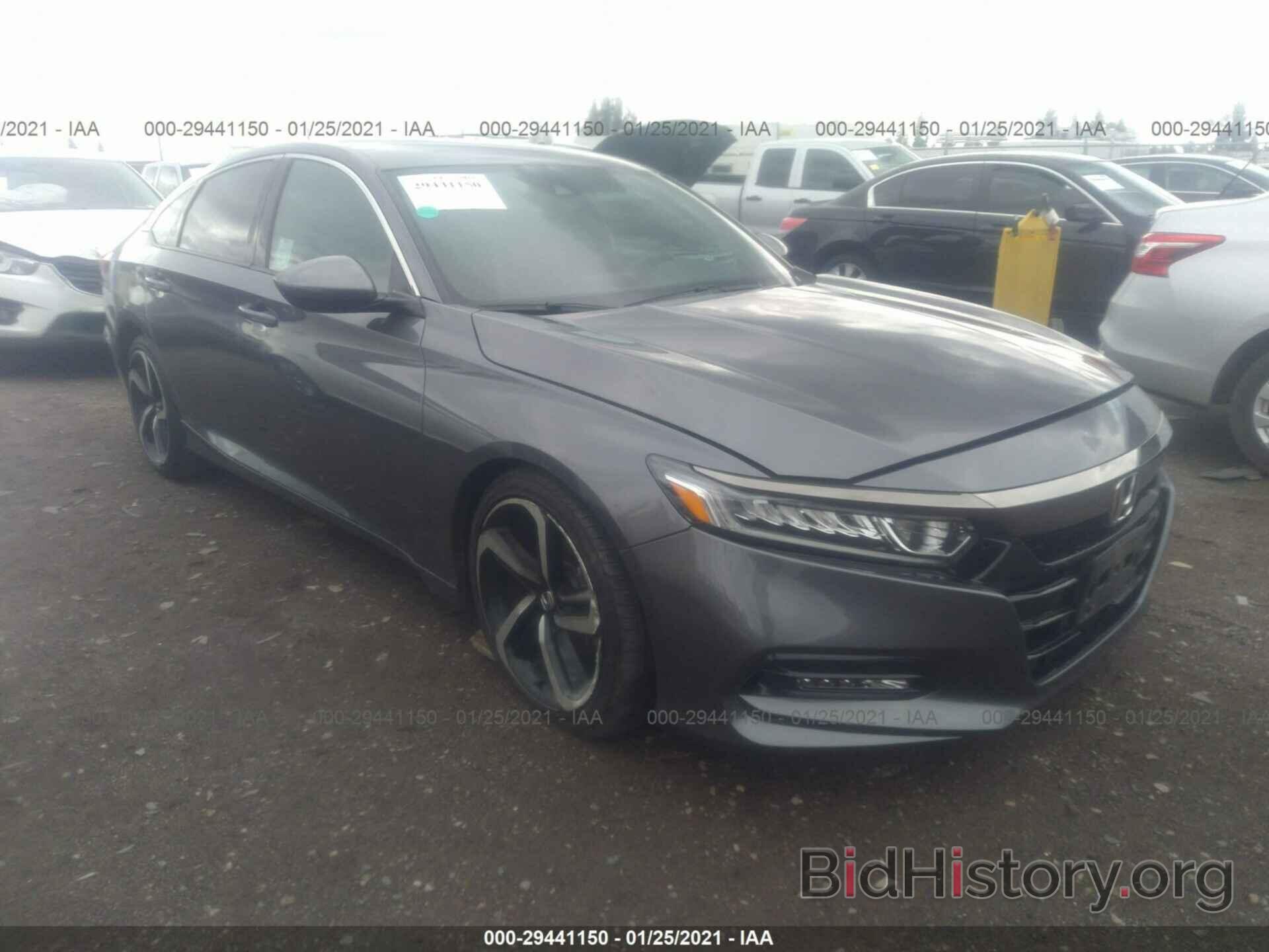 Photo 1HGCV1F30JA192684 - HONDA ACCORD SEDAN 2018