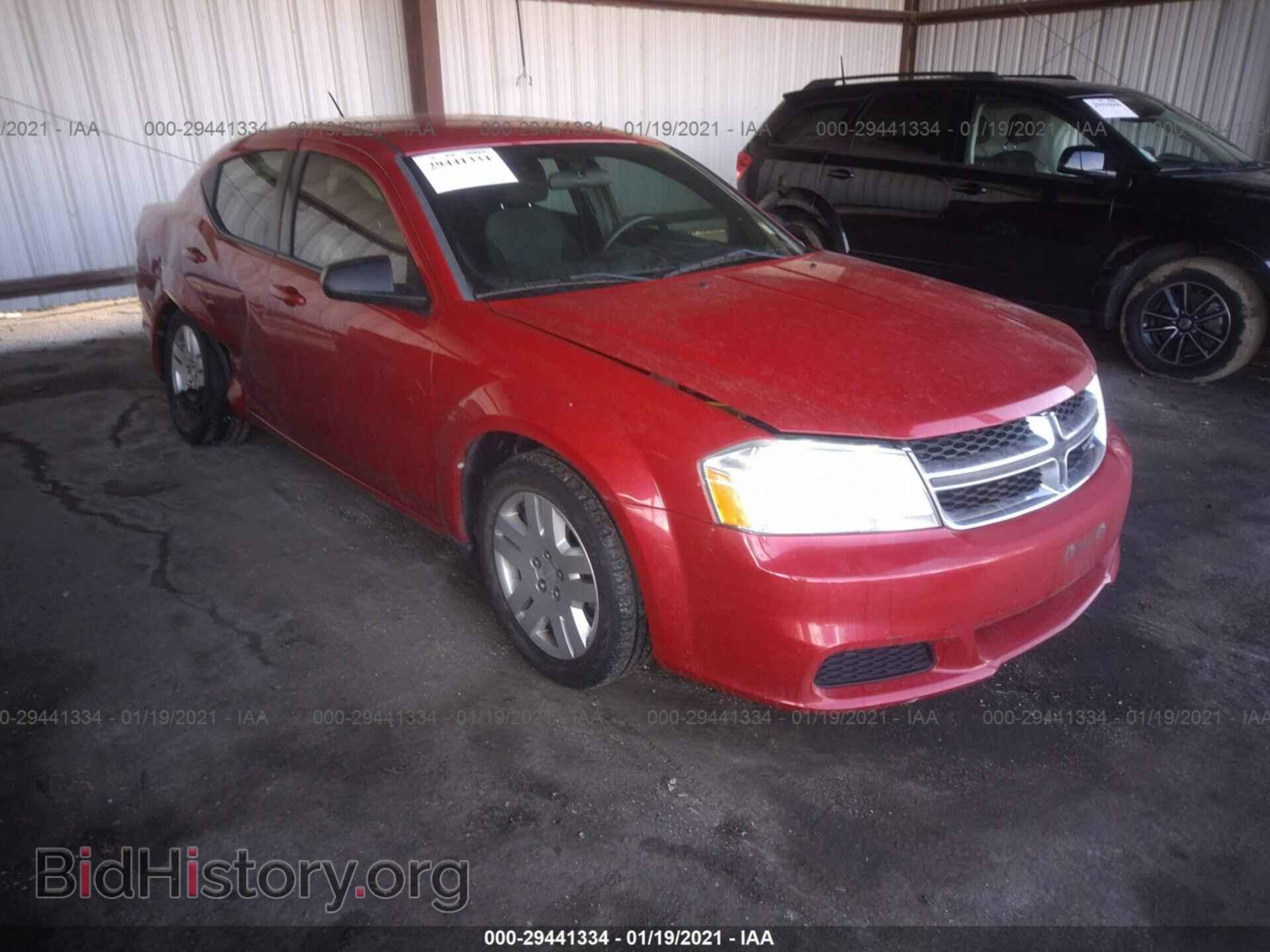 Фотография 1C3CDZAB6DN754085 - DODGE AVENGER 2013