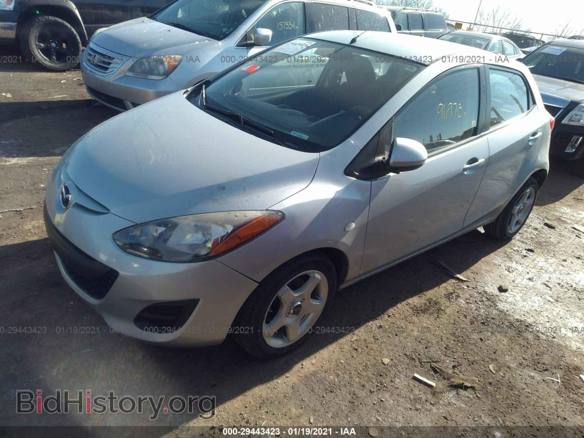 2012 MAZDA MAZDA2 - VIN: JM1DE1KY3C0150054 - Фото 2