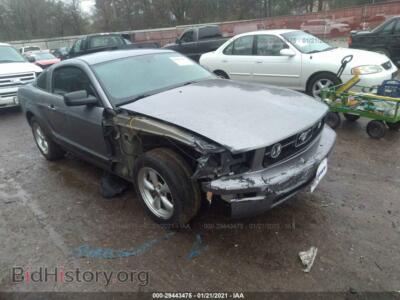 2007 Ford MUSTANG DELUXE/PREMIUM, silver — VIN 1ZVFT80N075255592, IAAI