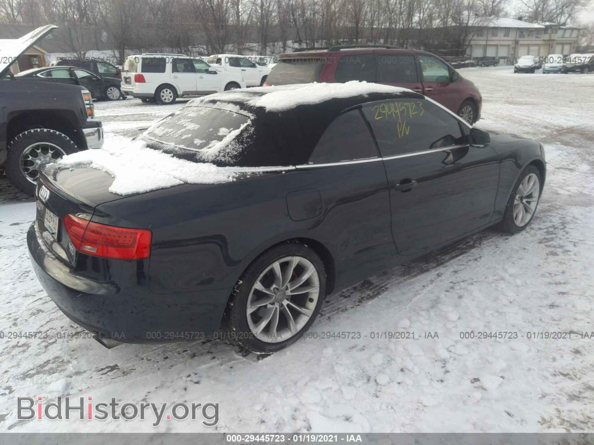 2013 AUDI A5 - VIN: WAULFAFH6DN001626 - Photo 4