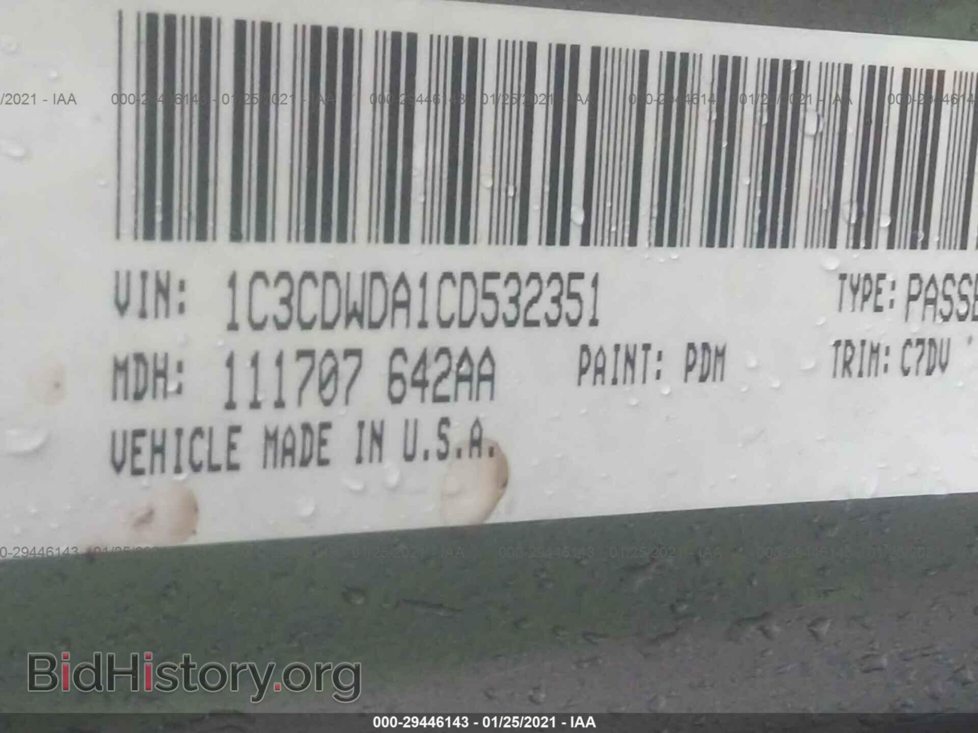 2012 DODGE CALIBER - VIN: 1C3CDWDA1CD532351 - Photo 9