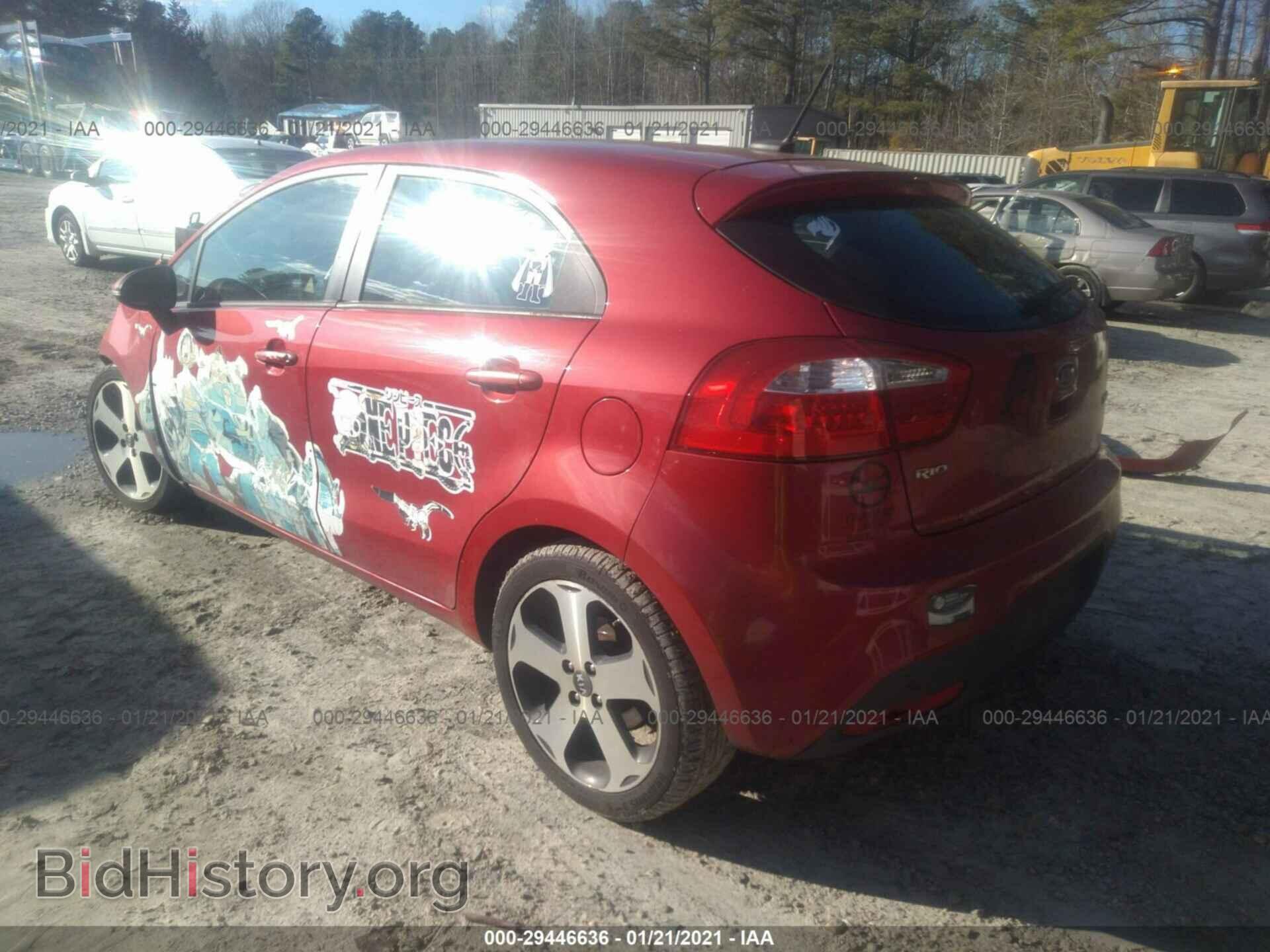 2012 KIA RIO - VIN: KNADN5A35C6050867 - Фото 3