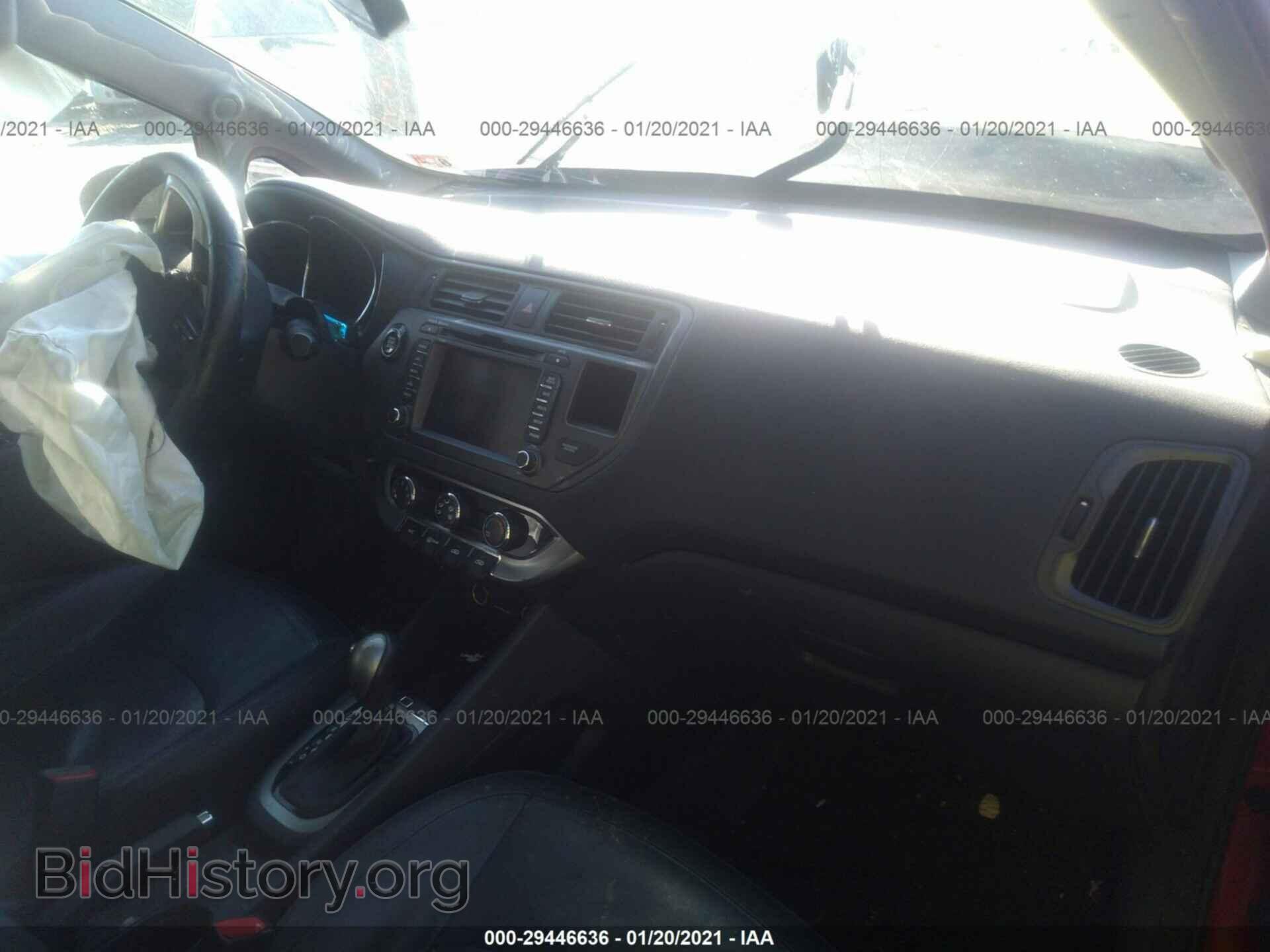 2012 KIA RIO - VIN: KNADN5A35C6050867 - Фото 5