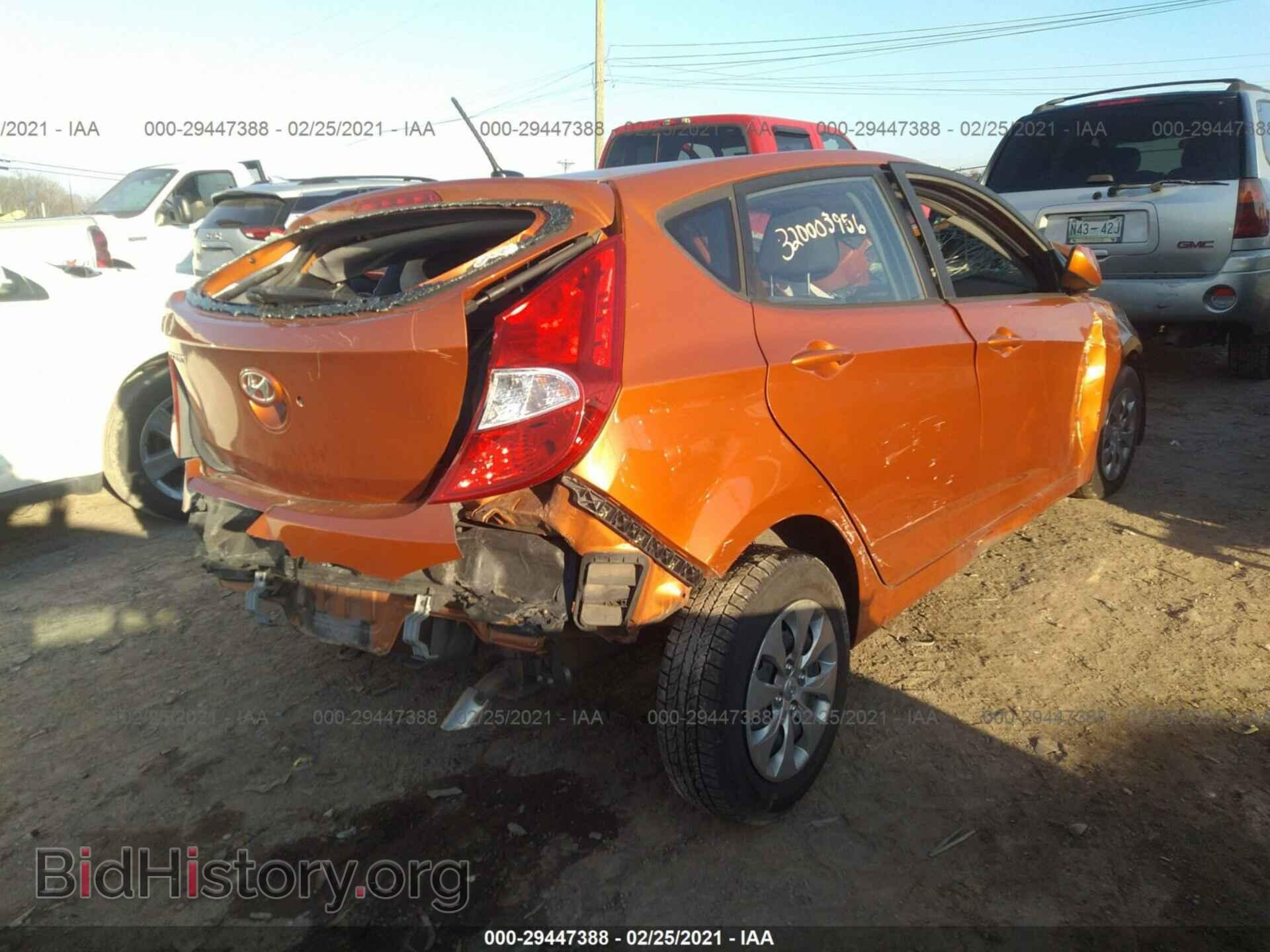 2017 HYUNDAI ACCENT - VIN: KMHCT5AE0HU313836 - Фото 4