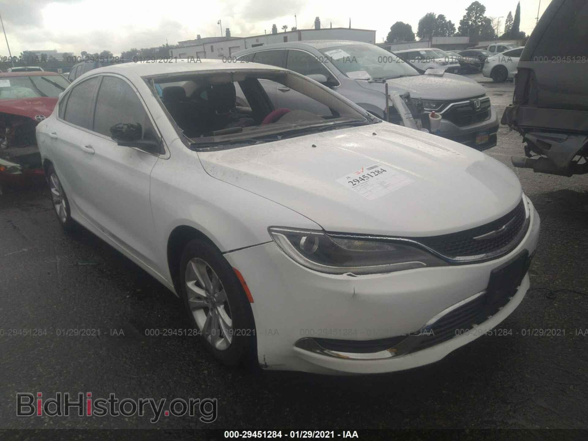 Фотография 1C3CCCAB8FN681773 - CHRYSLER 200 2015