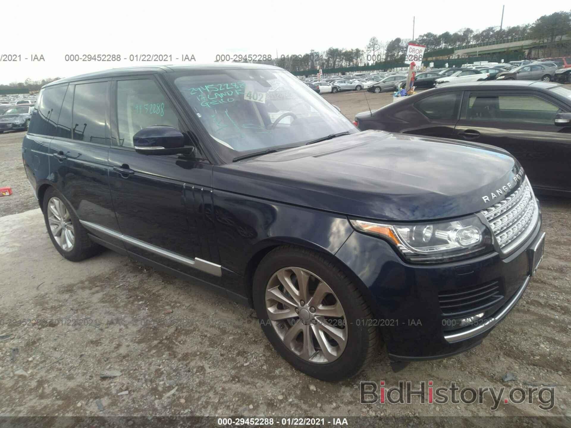 Photo SALGS2FVXHA374153 - LAND ROVER RANGE ROVER 2017