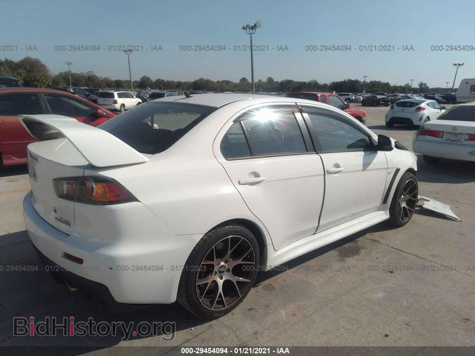 2013 MITSUBISHI LANCER EVOLUTION - VIN: JA32W8FV8DU017117 - Photo 4