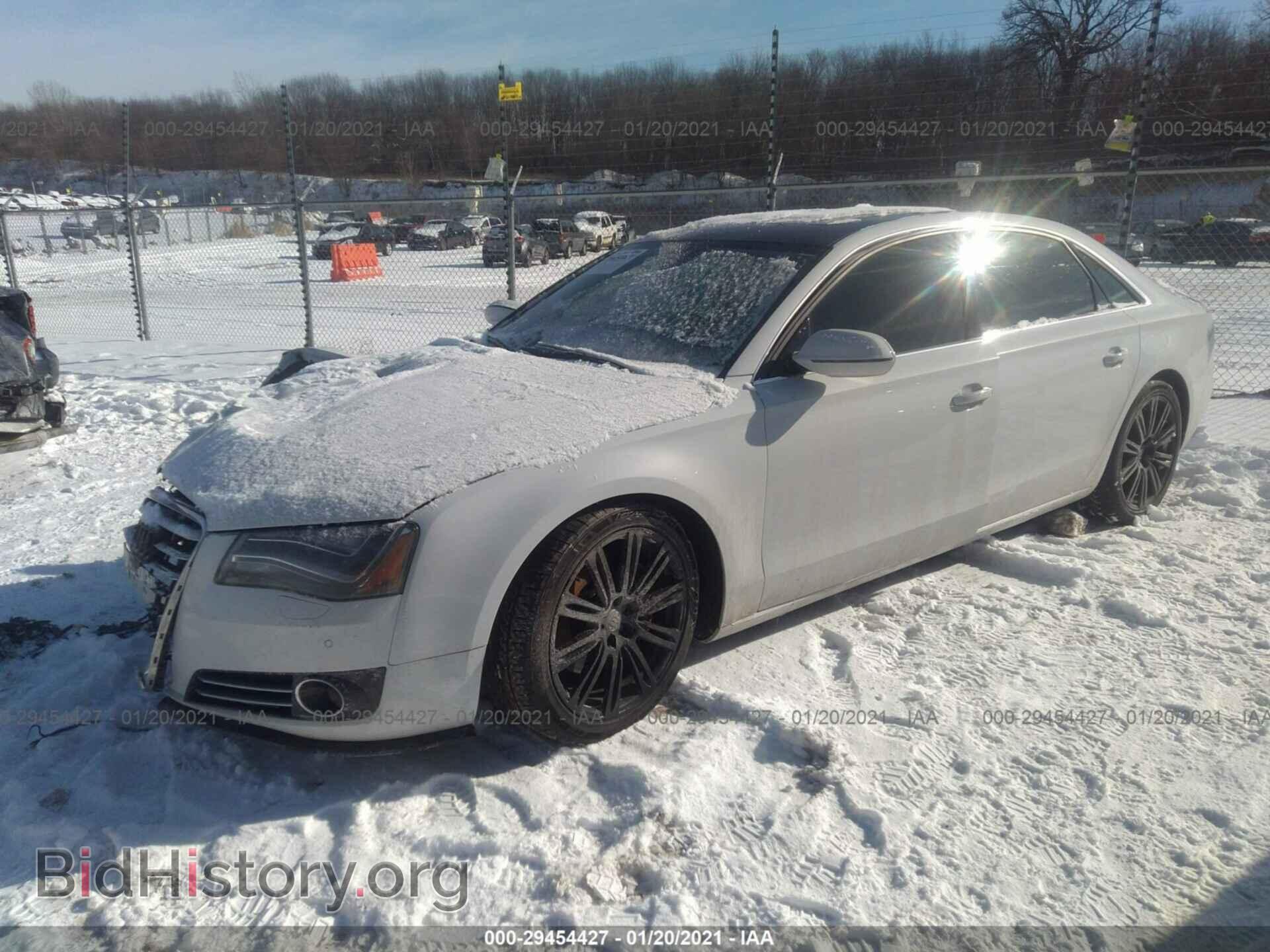2013 AUDI A8 L - VIN: WAURGAFD1DN014160 - Фото 2