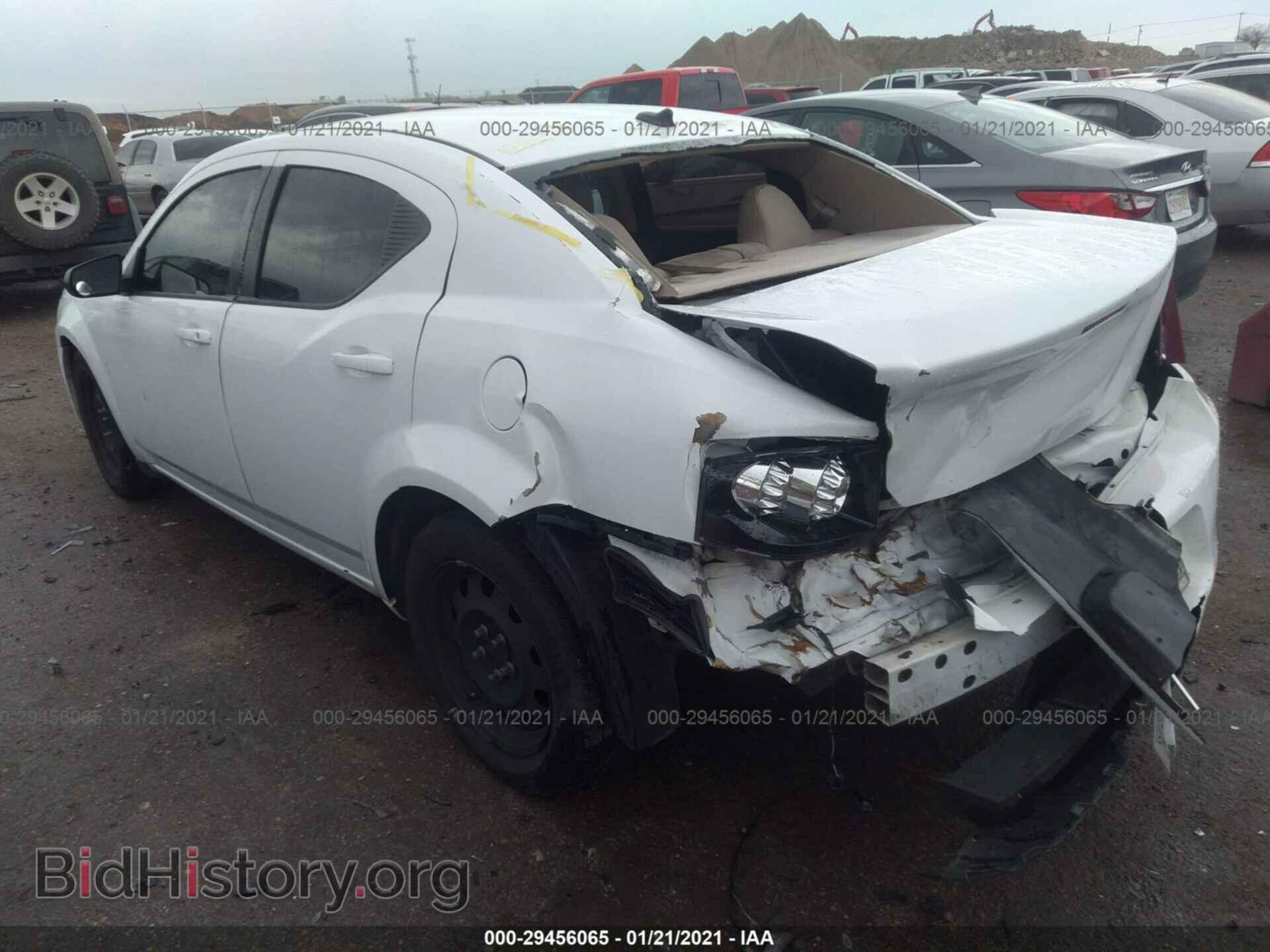 2013 DODGE AVENGER - VIN: 1C3CDZAB6DN725749 - Фото 3