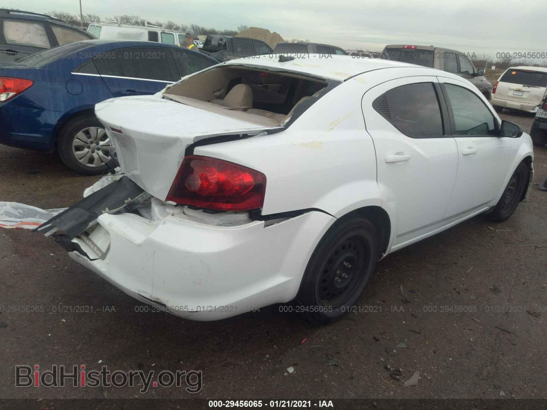 2013 DODGE AVENGER - VIN: 1C3CDZAB6DN725749 - Фото 4