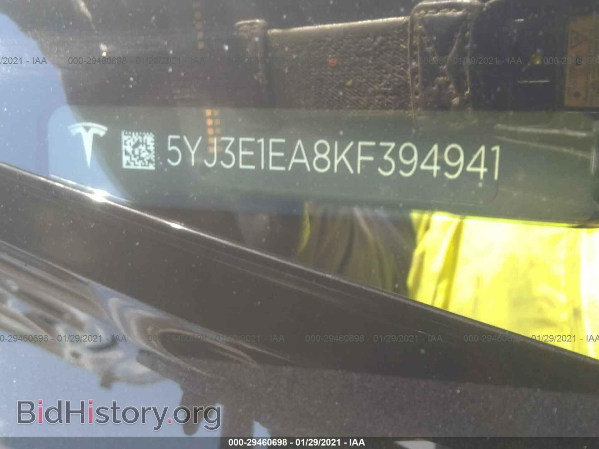 2019 TESLA MODEL 3 - VIN: 5YJ3E1EA8KF394941 - Photo 9