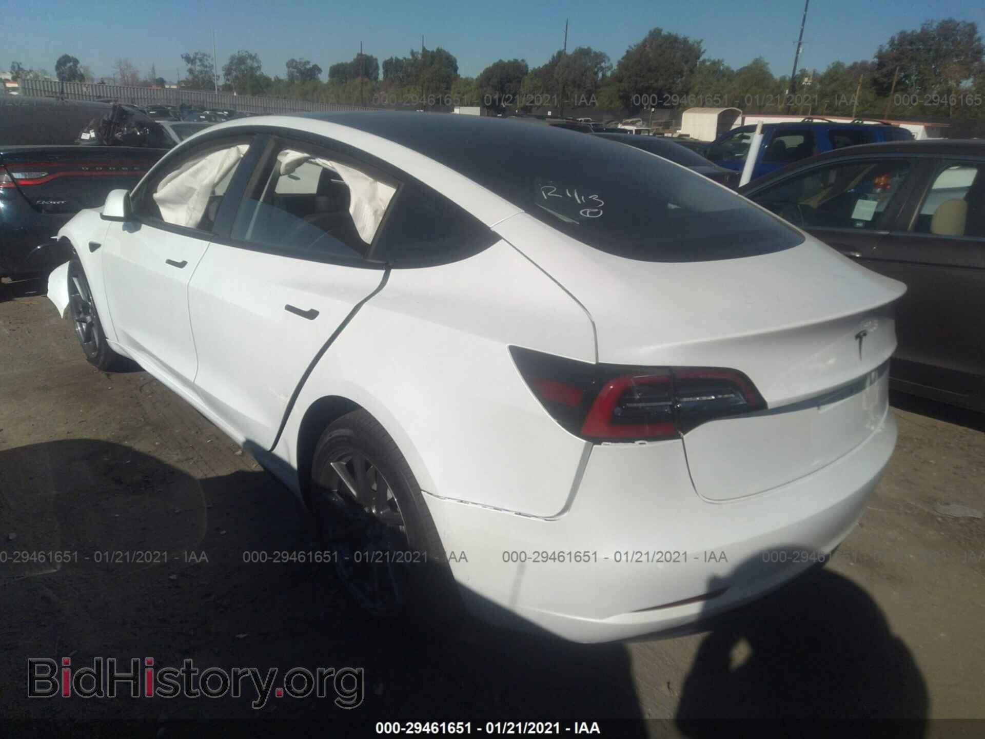 2021 TESLA MODEL 3 - VIN: 5YJ3E1EA7MF871491 - Photo 3