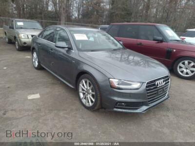 2016 Audi A4 Premium, blue — VIN WAUBFAFL4GN016906, IAAI