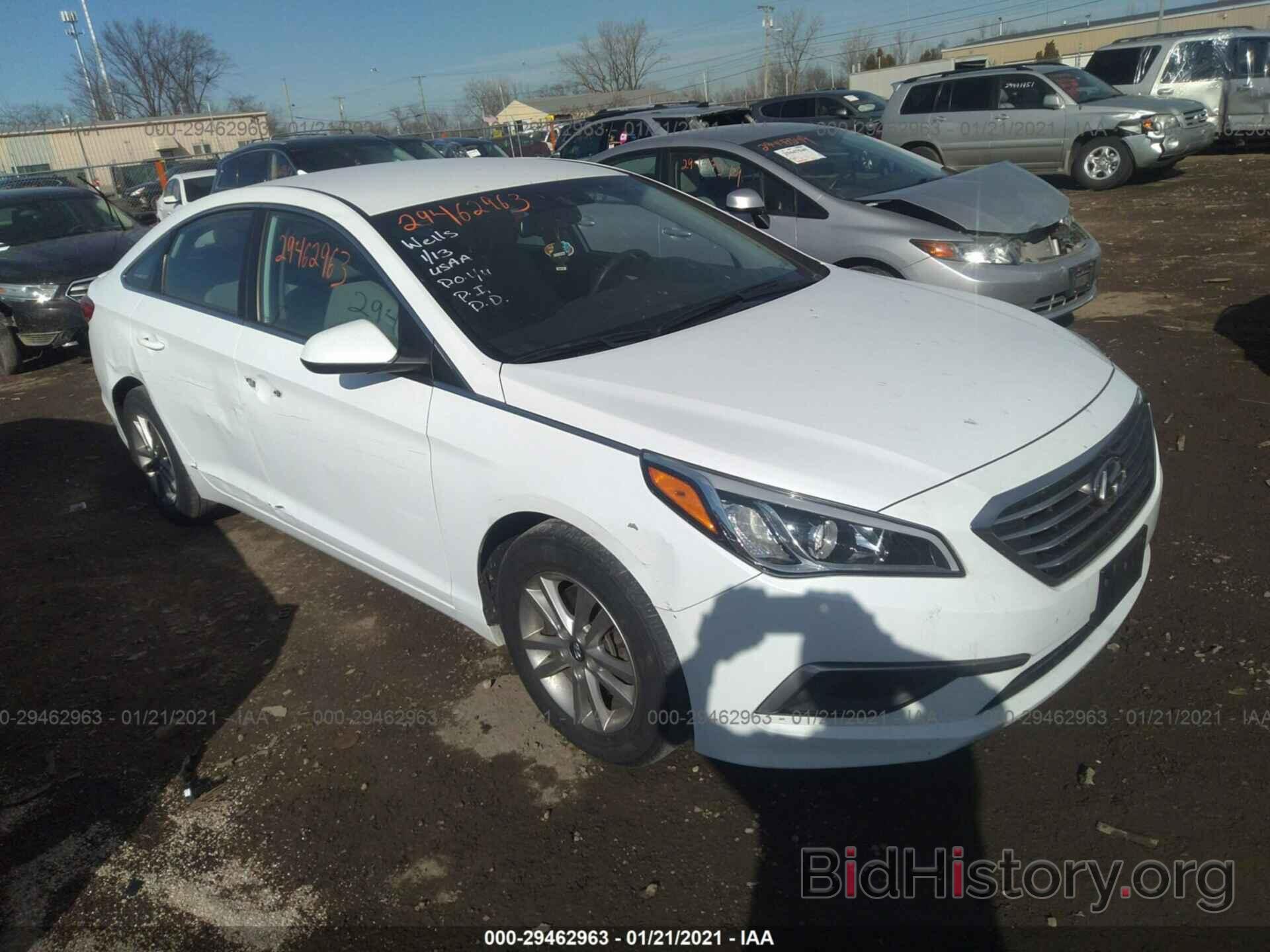 Фотография 5NPE24AF3GH358085 - HYUNDAI SONATA 2016