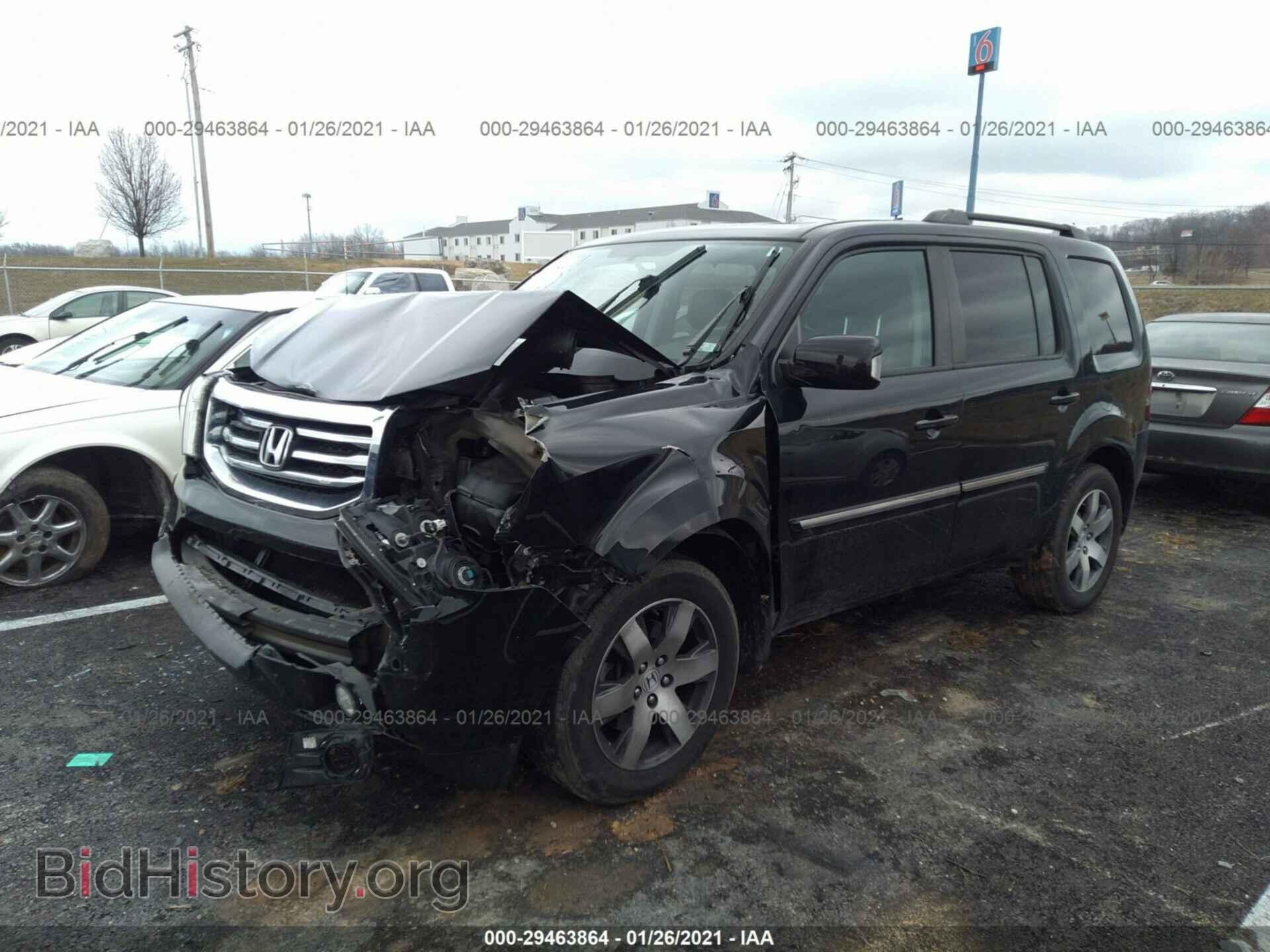 2014 HONDA PILOT - VIN: 5FNYF4H99EB013169 - Фото 2