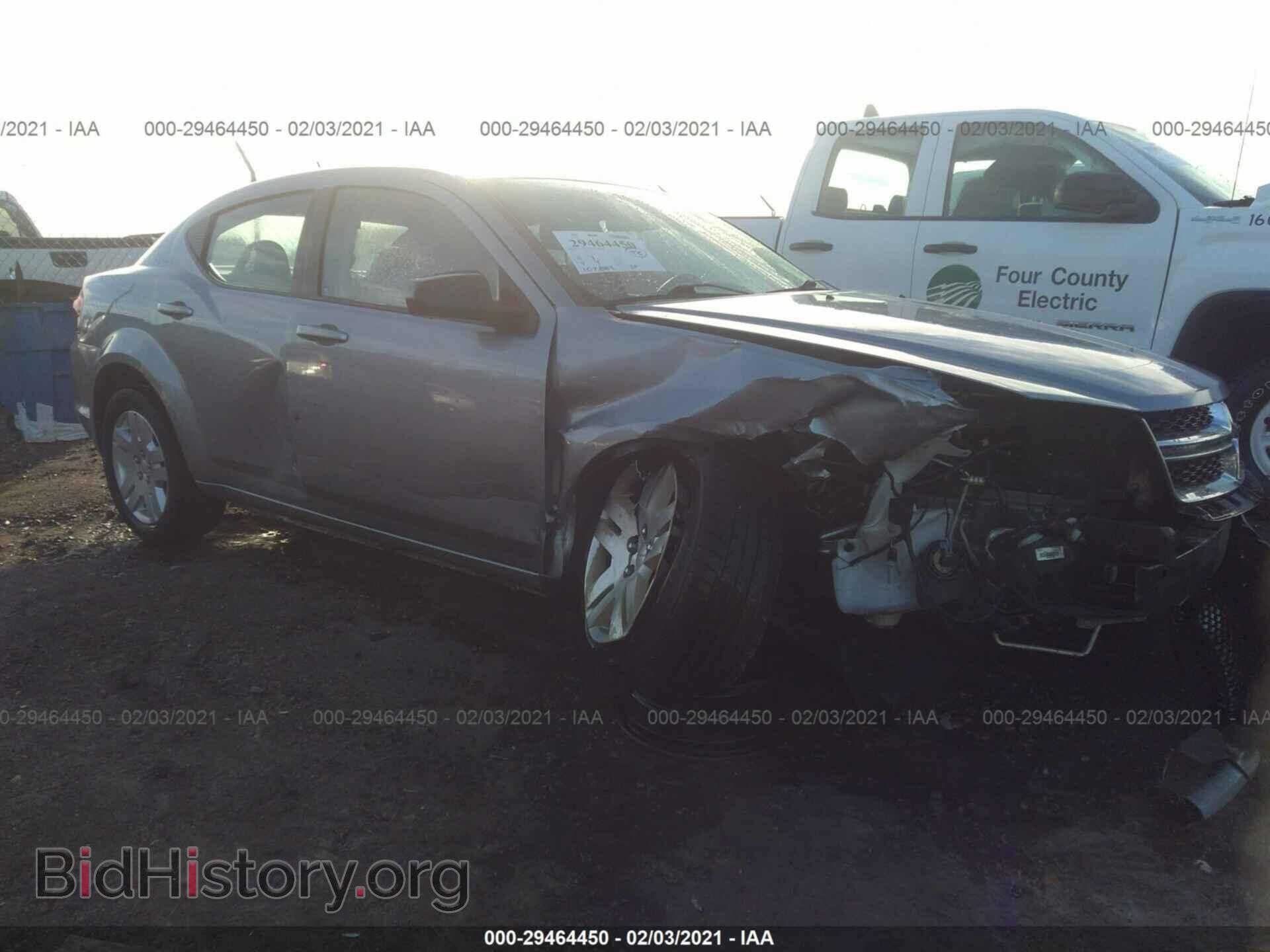 Фотография 1C3CDZAG6DN772677 - DODGE AVENGER 2013