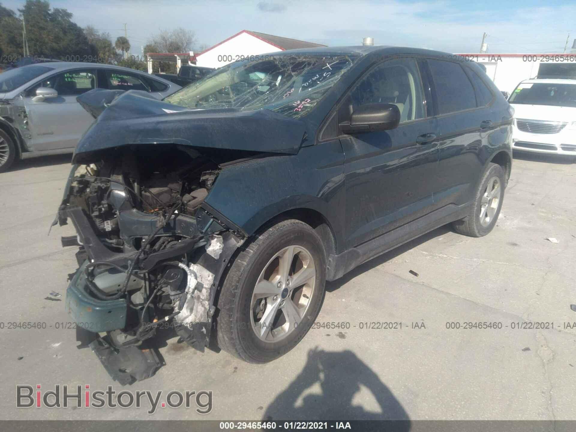 2016 FORD EDGE - VIN: 2FMPK3G95GBB83592 - Фото 2