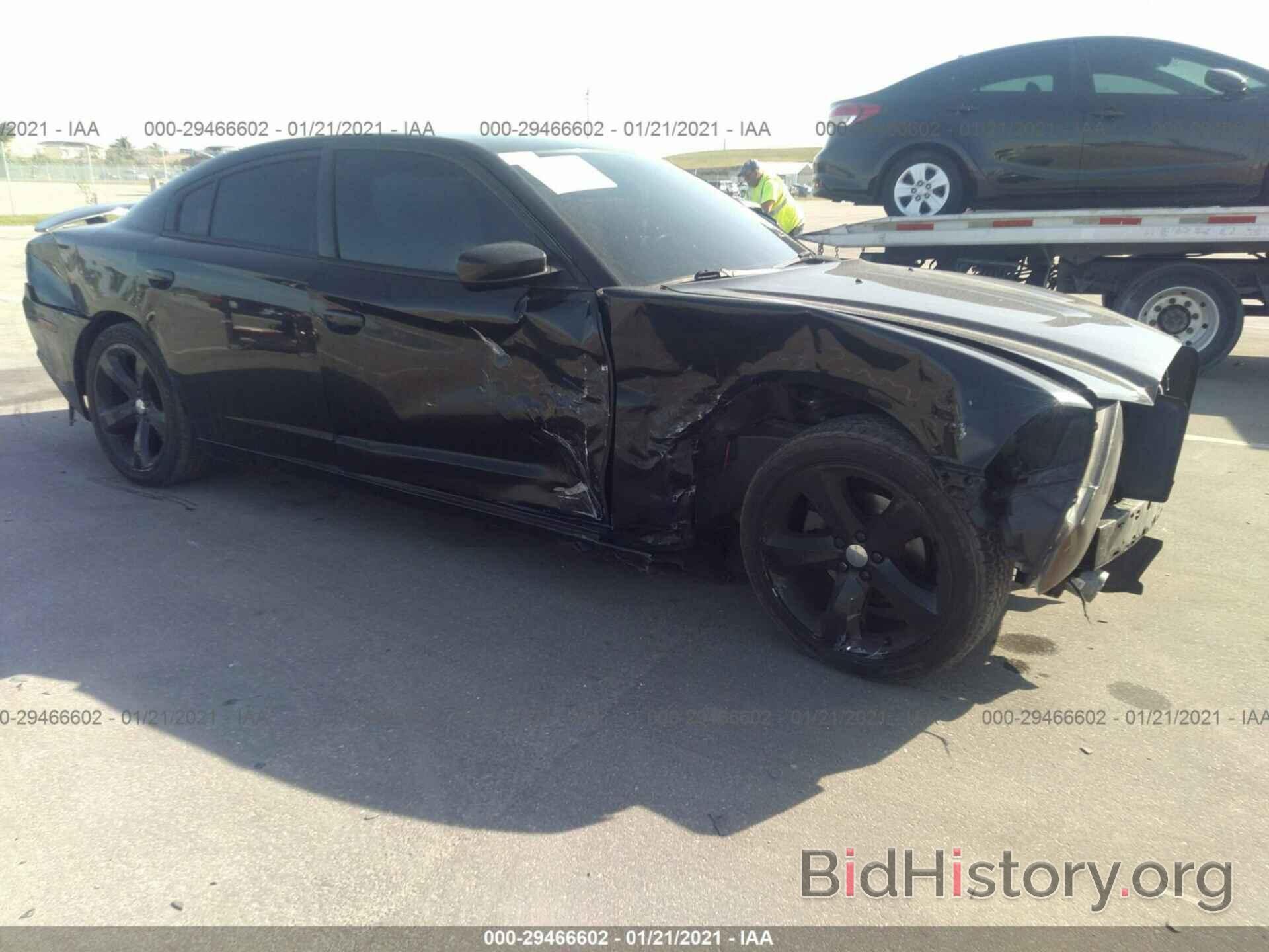 Photo 2C3CDXHG7DH725418 - DODGE CHARGER 2013