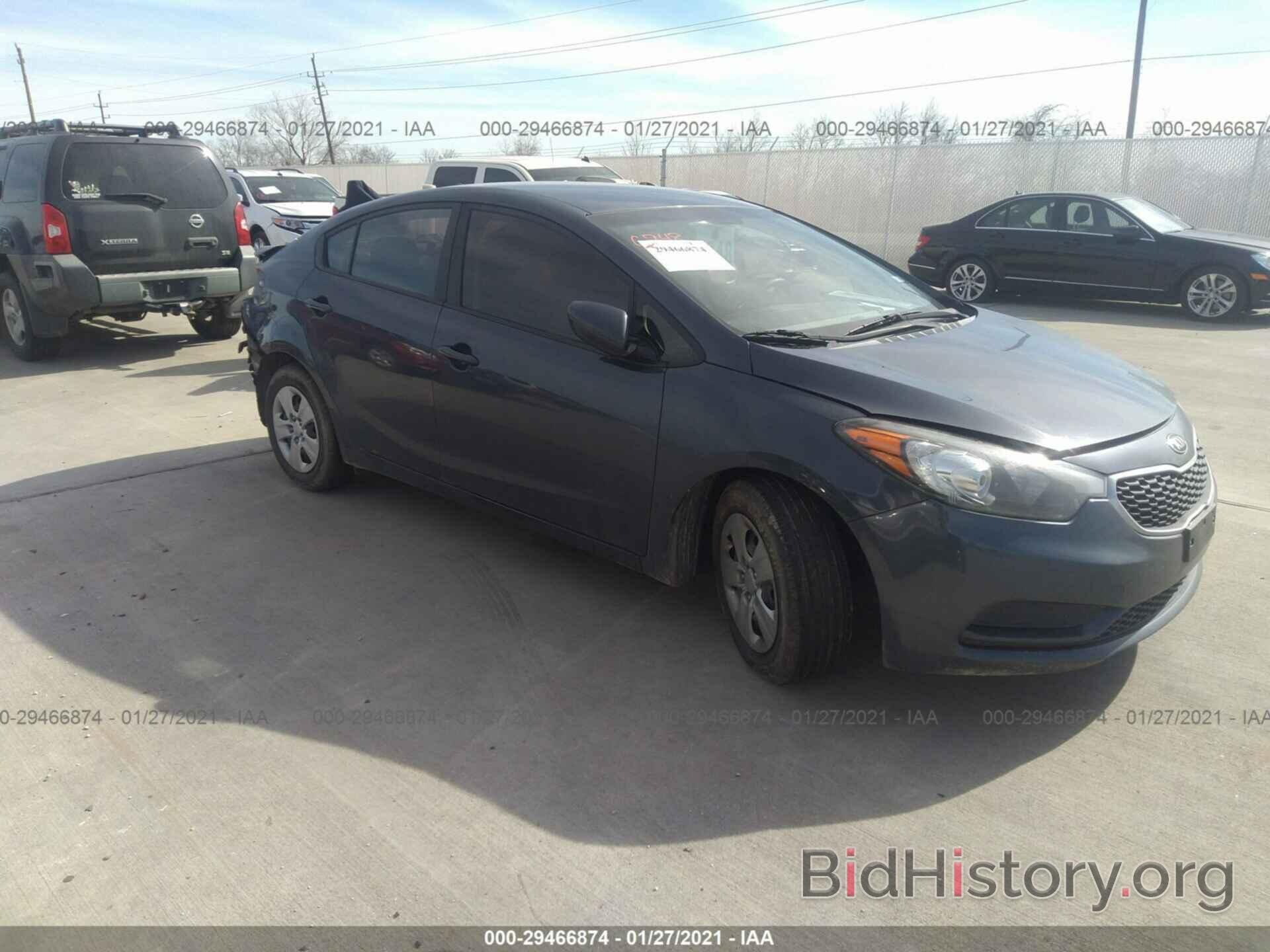 Photo KNAFK4A64G5585190 - KIA FORTE 2016