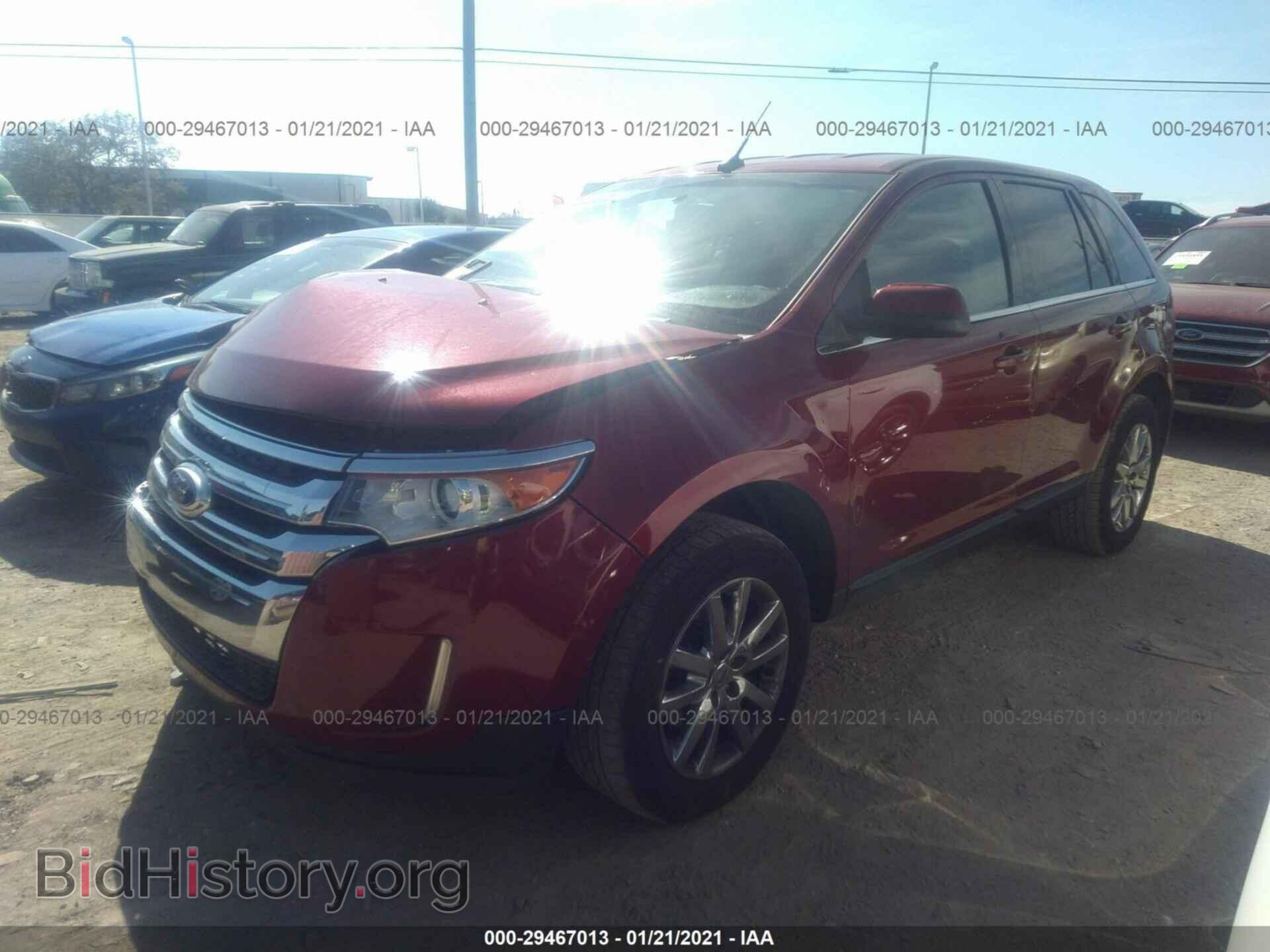 2014 FORD EDGE - VIN: 2FMDK3KC9EBA11407 - Фото 2