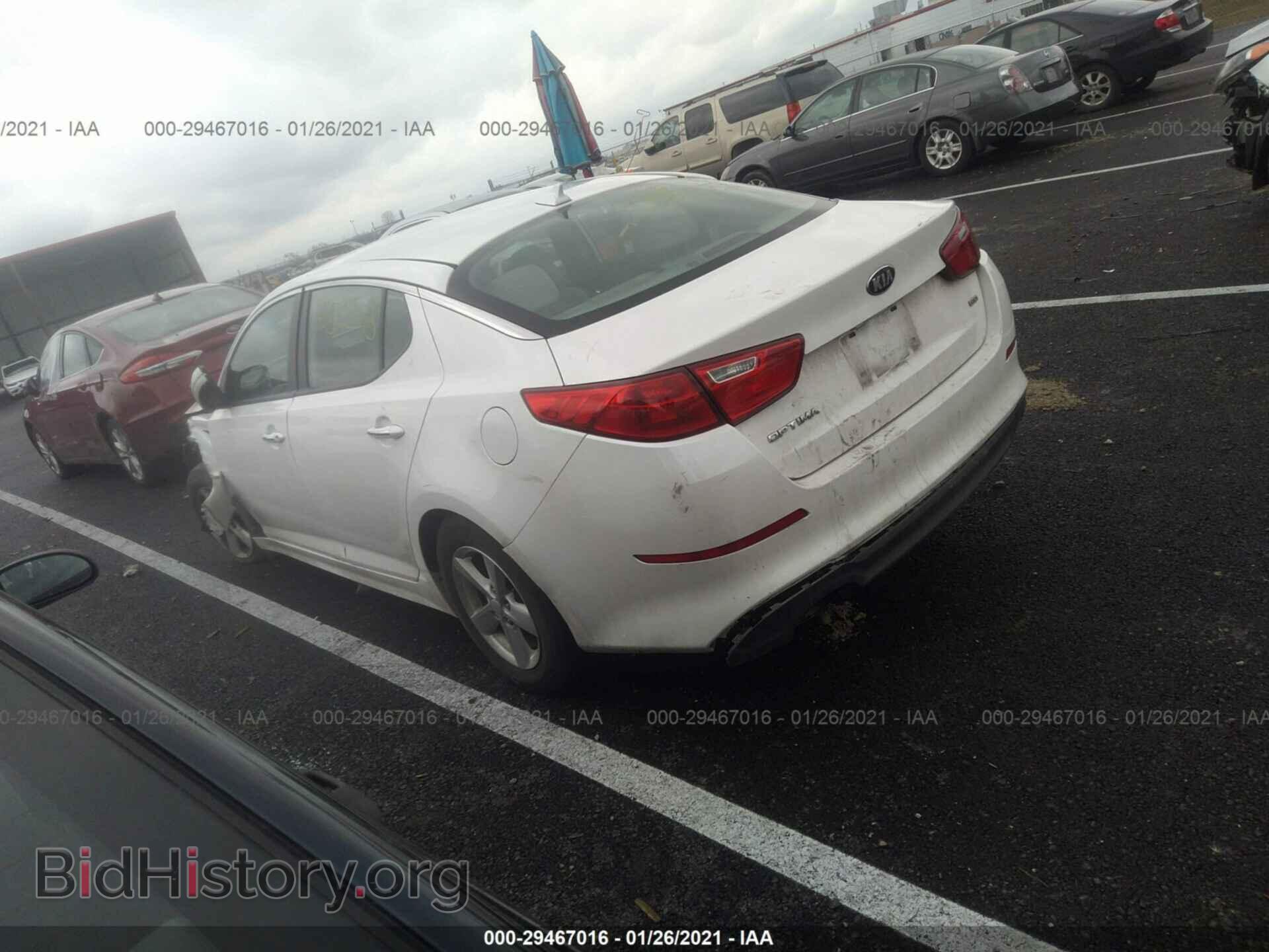 2015 KIA OPTIMA - VIN: KNAGM4A70F5559644 - Фото 3