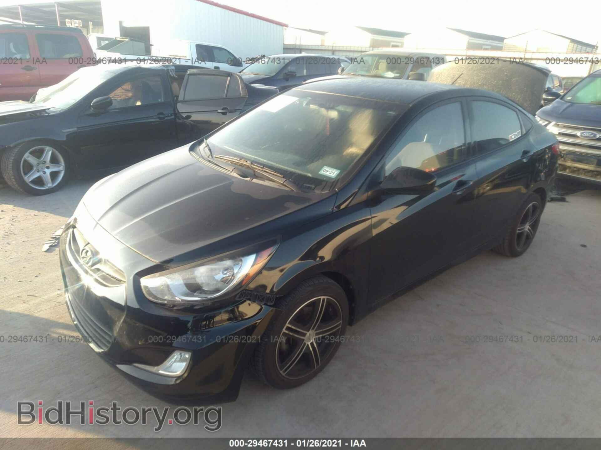 2013 HYUNDAI ACCENT - VIN: KMHCU4AE5DU494580 - Фото 2