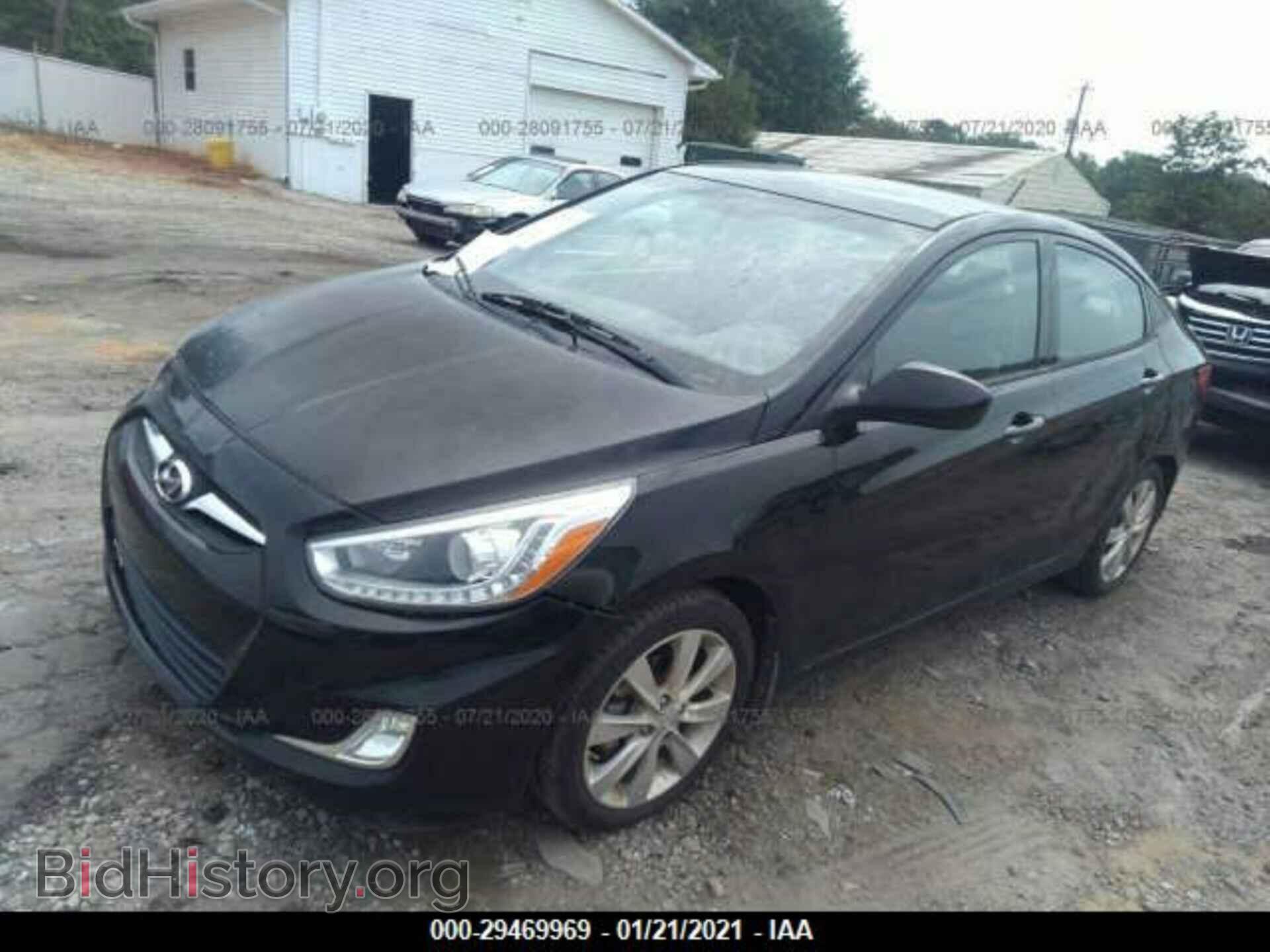 2014 HYUNDAI ACCENT - VIN: KMHCU4AE7EU769724 - Фото 2