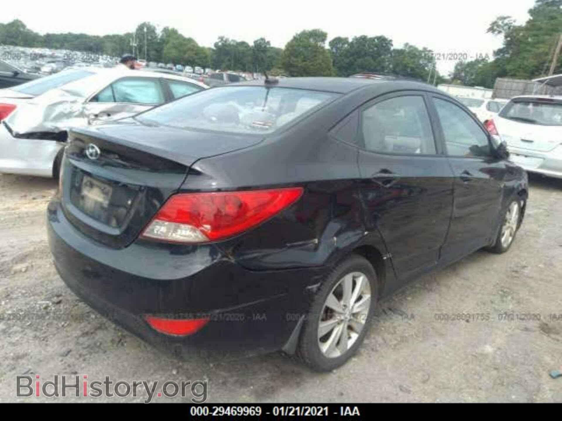 2014 HYUNDAI ACCENT - VIN: KMHCU4AE7EU769724 - Фото 4