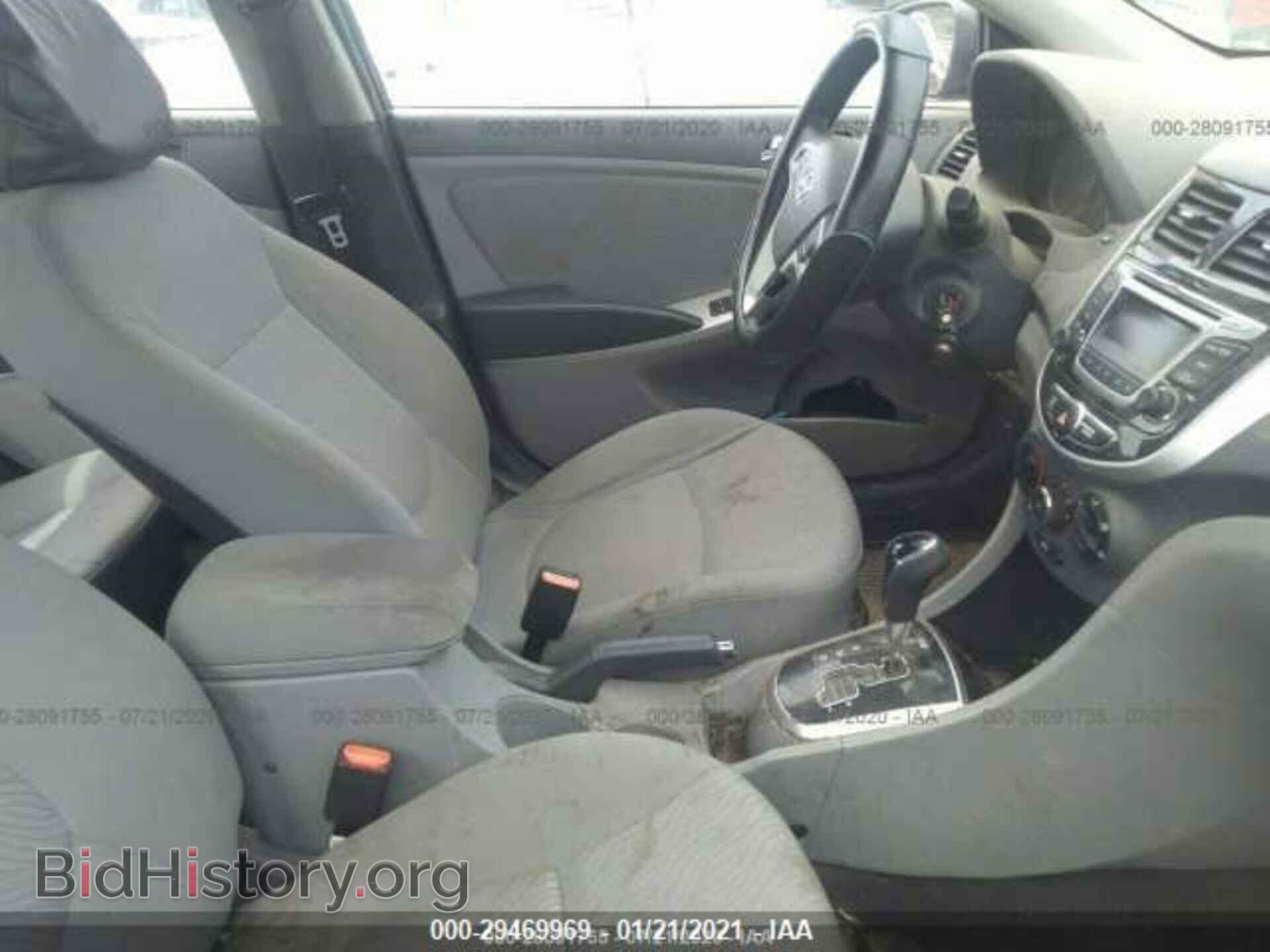 2014 HYUNDAI ACCENT - VIN: KMHCU4AE7EU769724 - Фото 5