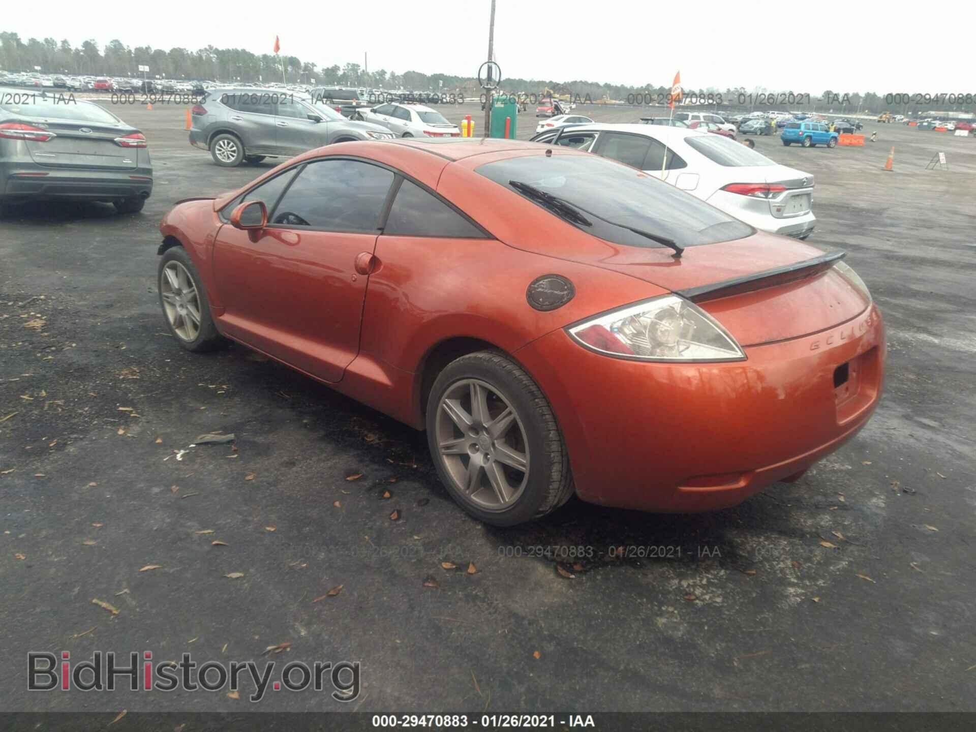 2006 MITSUBISHI ECLIPSE - VIN: 4A3AK34T86E009185 - Фото 3