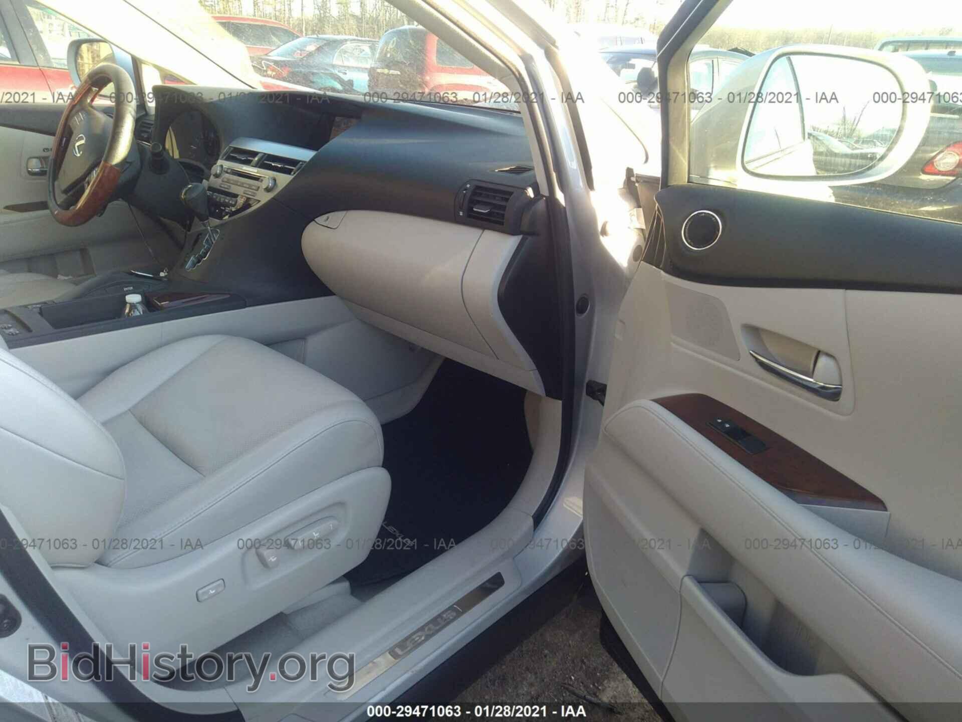 2010 LEXUS RX 350 - VIN: 2T2BK1BA7AC064005 - Фото 5