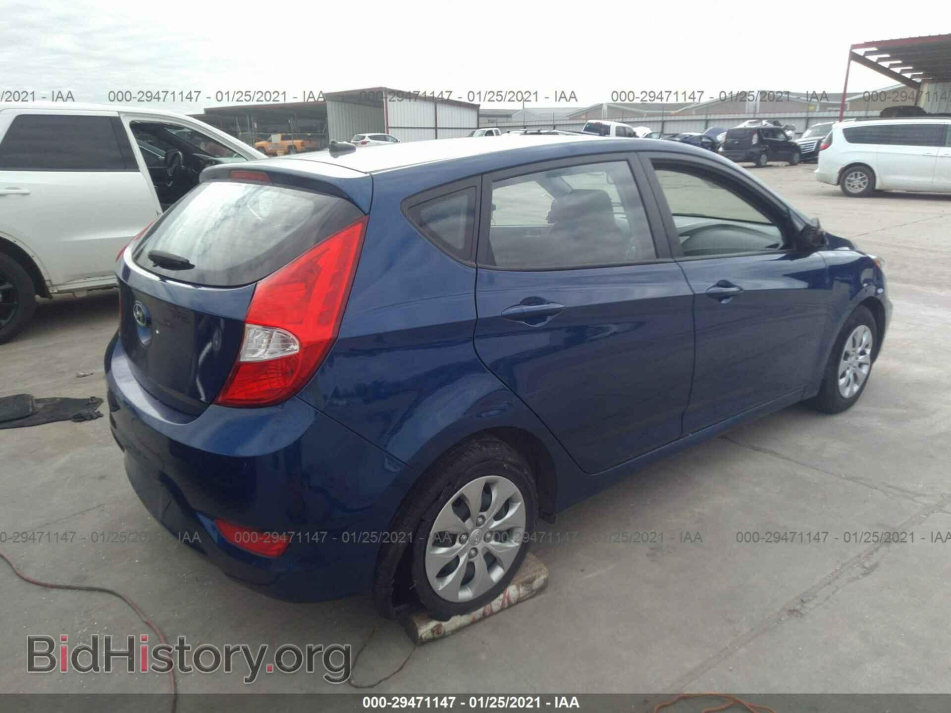 2017 HYUNDAI ACCENT - VIN: KMHCT5AE6HU304722 - Фото 4