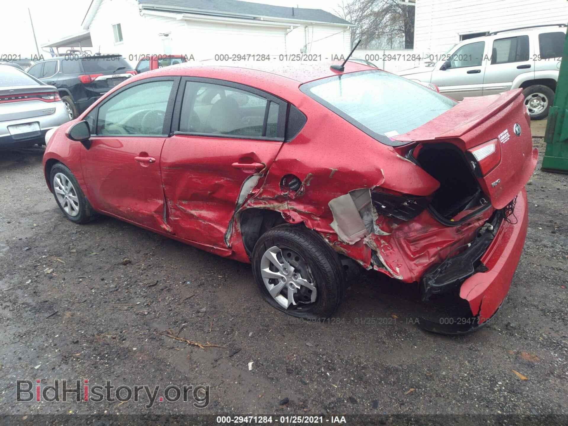 2013 KIA RIO - VIN: KNADM4A30D6215433 - Фото 3